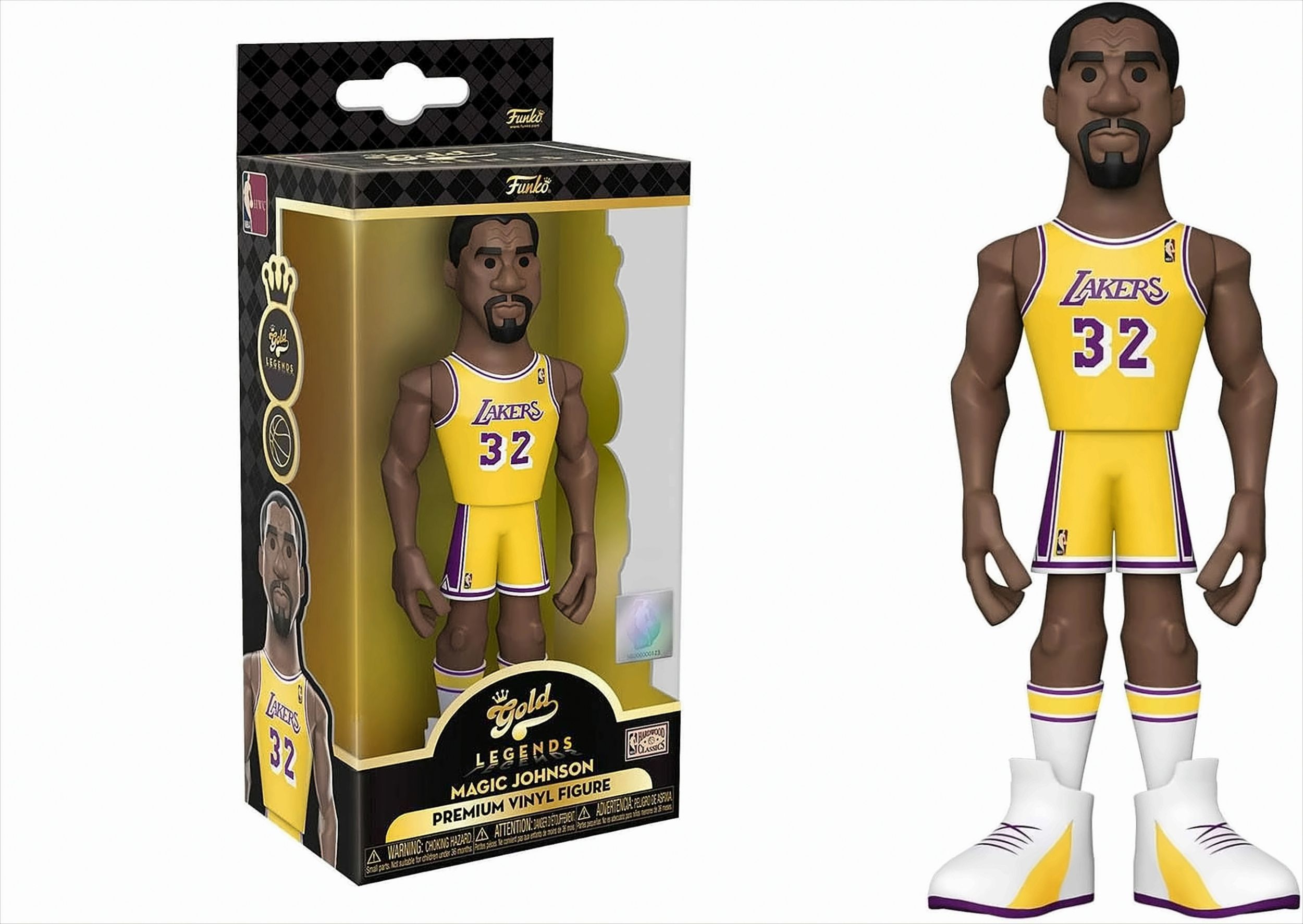 Funko Gold Vinyl - NBA - Magic Johnson Gold Vinyl Figur 13 cm 