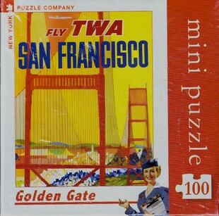 New York Puzzle Company Golden Gate Mini Puzzle (100 pcs) 