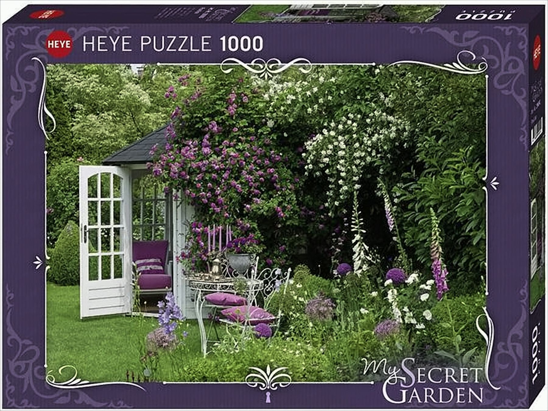 Heye - Standardpuzzle 1000 Teile - My Secret Garden Pavilion 