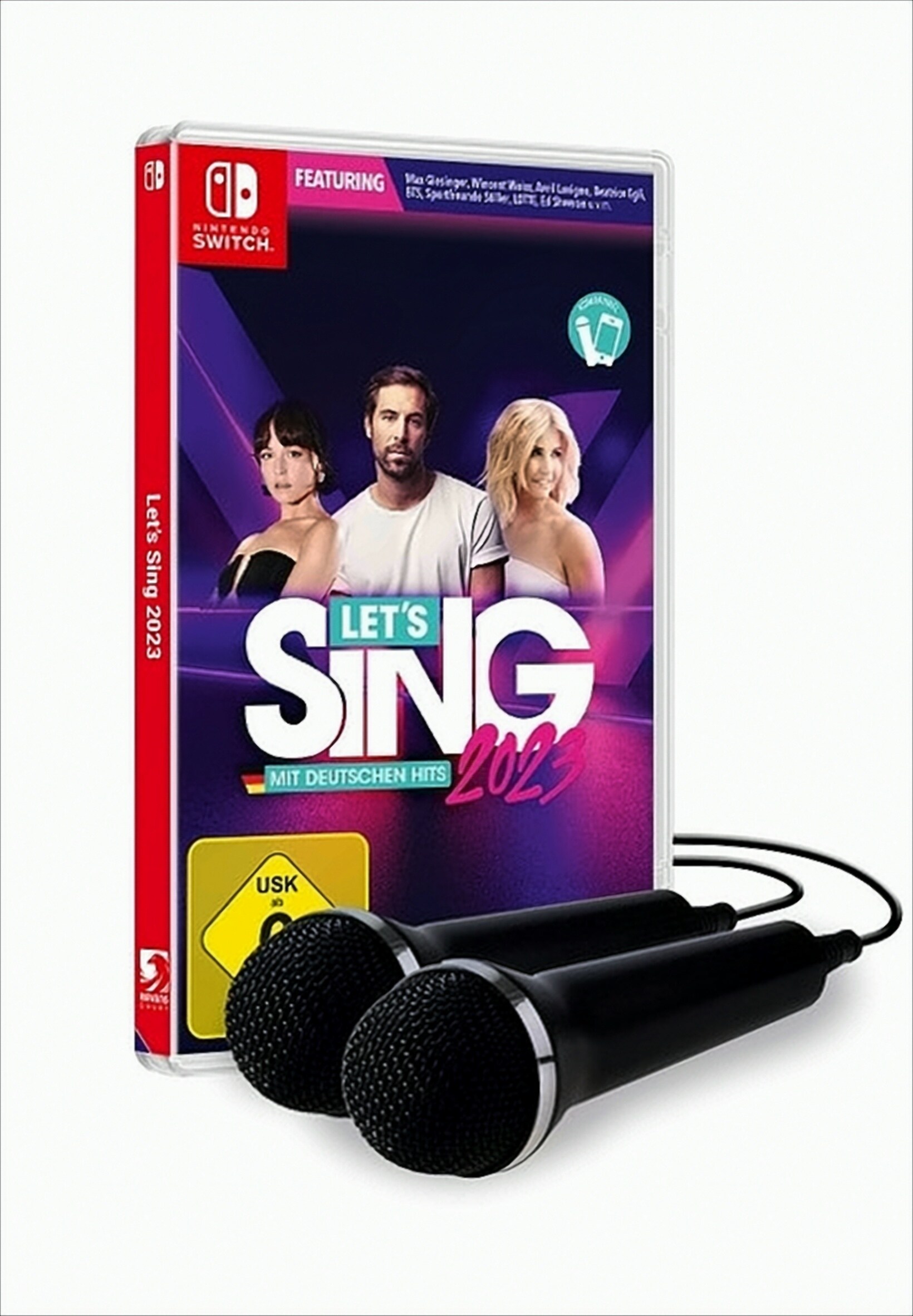Let's Sing 2023 mit deutschen Hits + 2 Mikrophone 