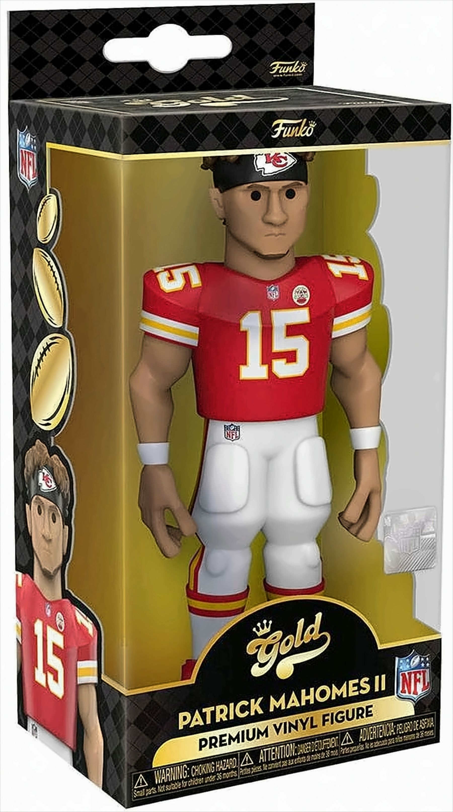 Chiefs Vinyl Gold Figuren 13 cm Patrick Mahomes 