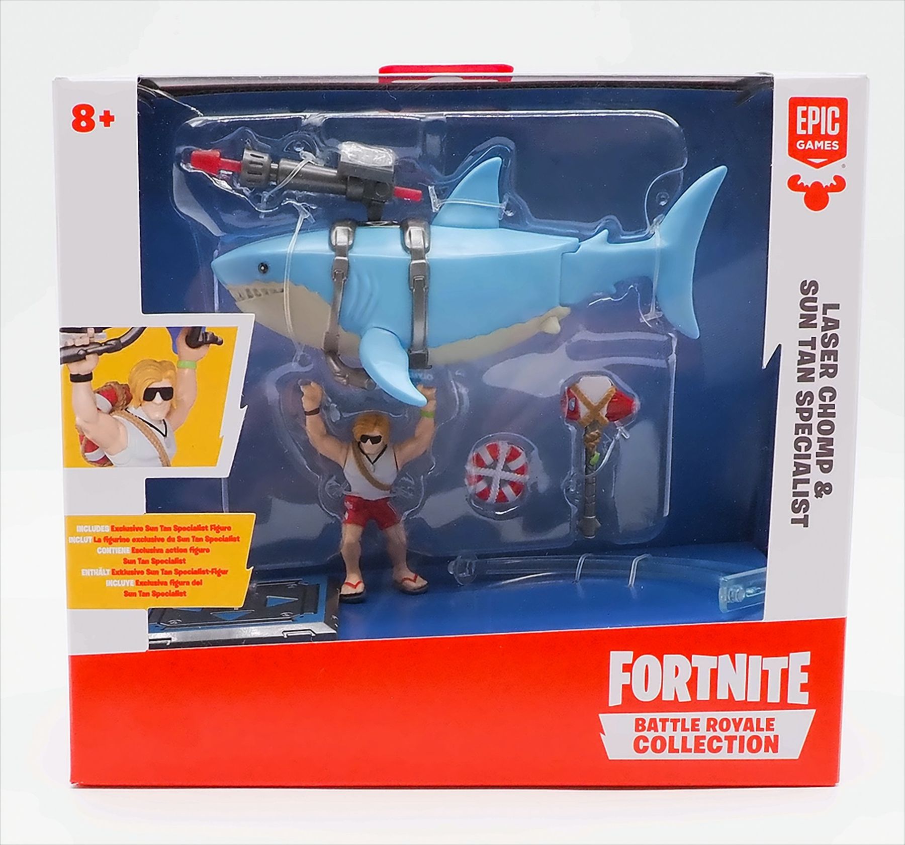 Fortnite Battle Royale Collection-Spielset mit Laser Chomp und Sun Tan Specialist 