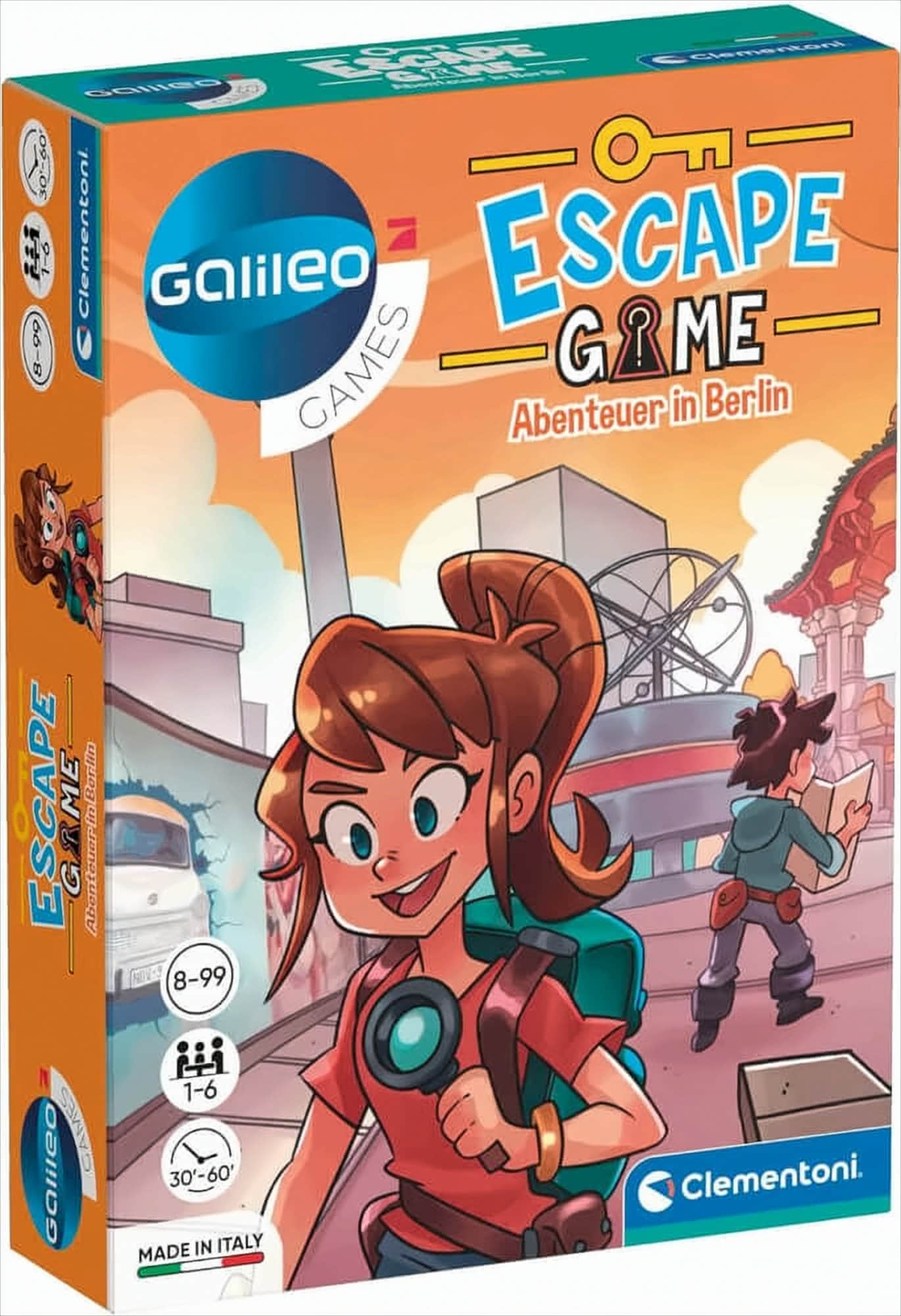 Clementoni - Galileo Games Escape Games - Abenteuer in Berlin 