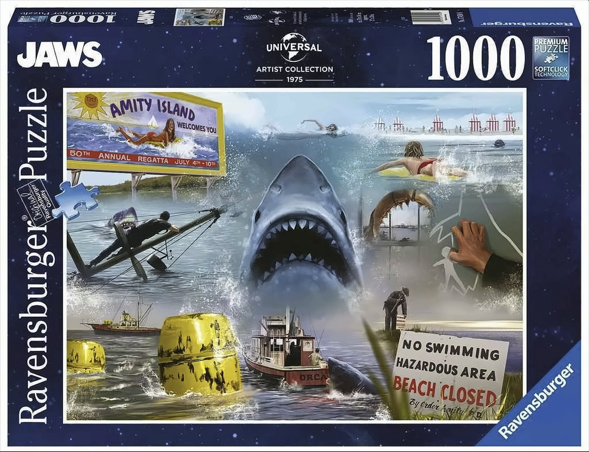 Ravensburger - Jaws, 1000 Teile 