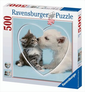 500 Teile Küsschen Herzpuzzle 