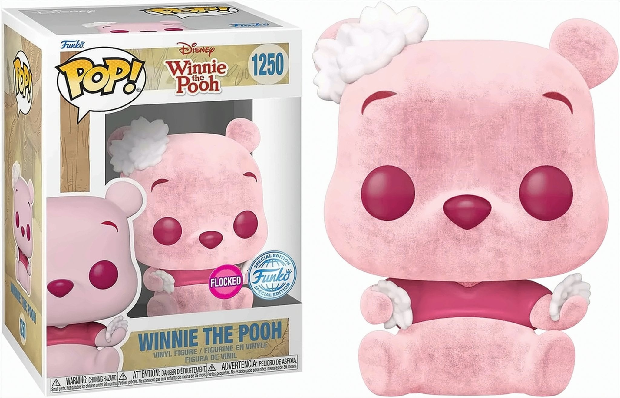 POP - Disney Winnie the Pooh Cherry Blsm FLOCKED 