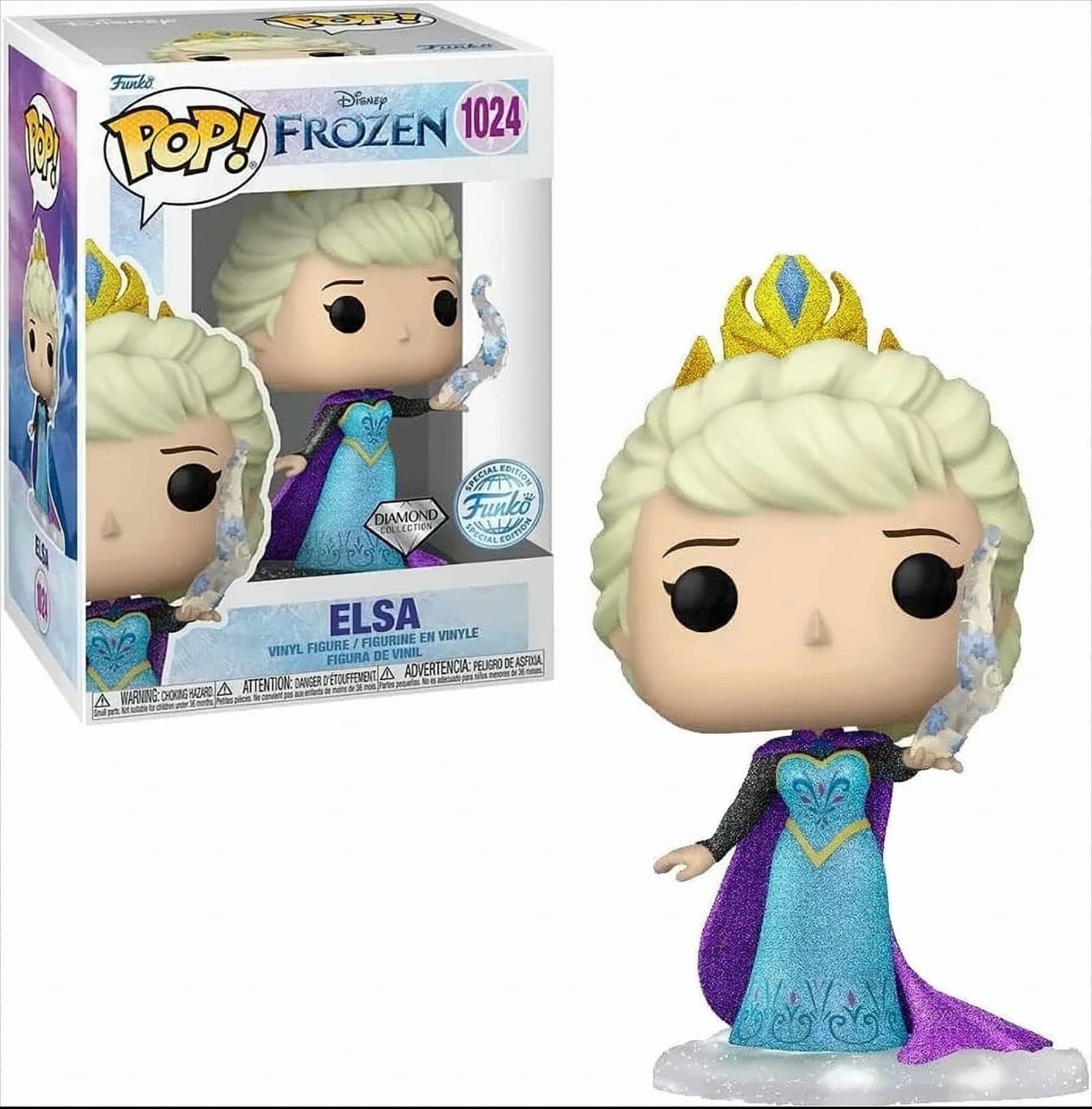 POP - Disney Frozen - Elsa (Diamond Glitter) 