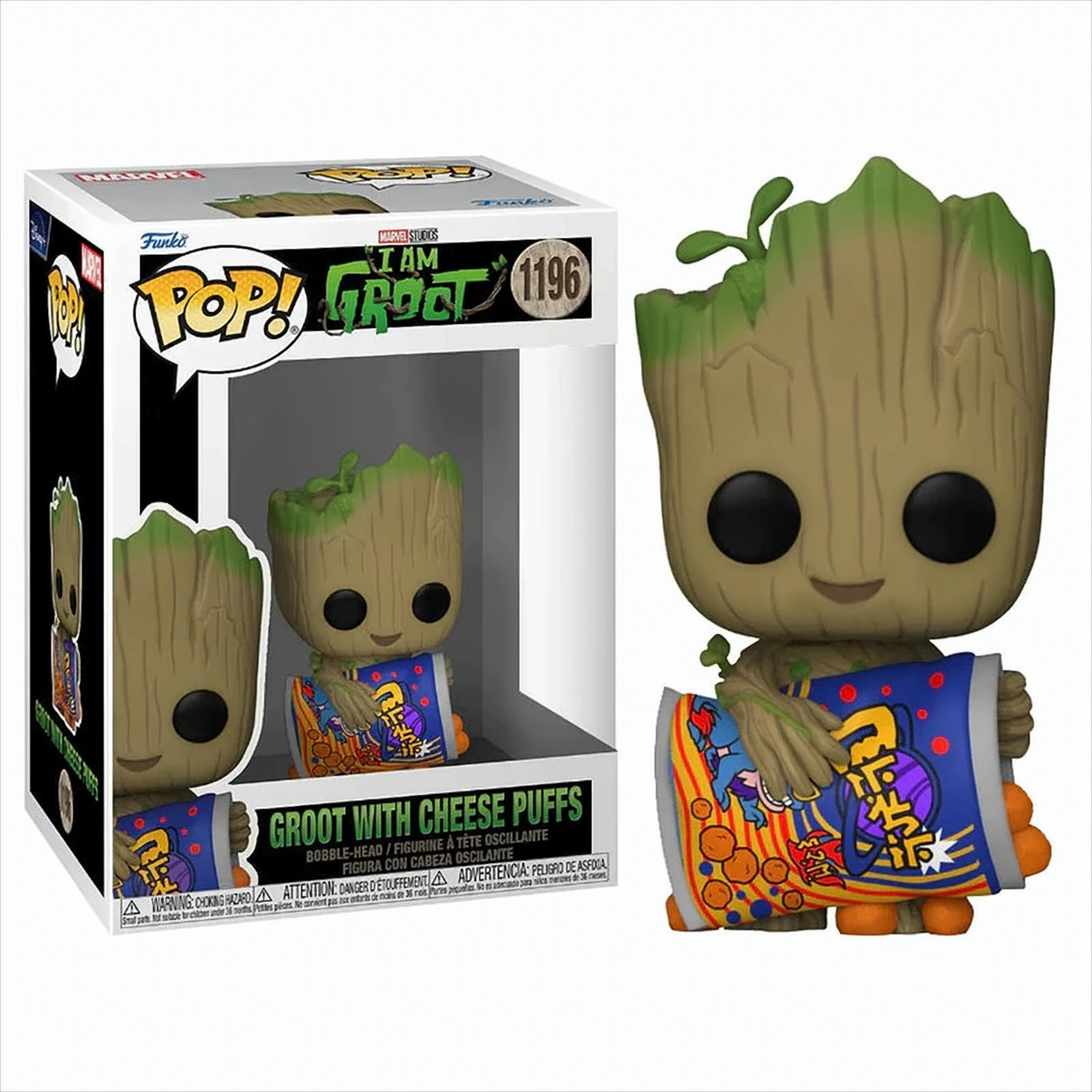 POP - Marvel - I am Groot -Groot with Cheese Puffs 