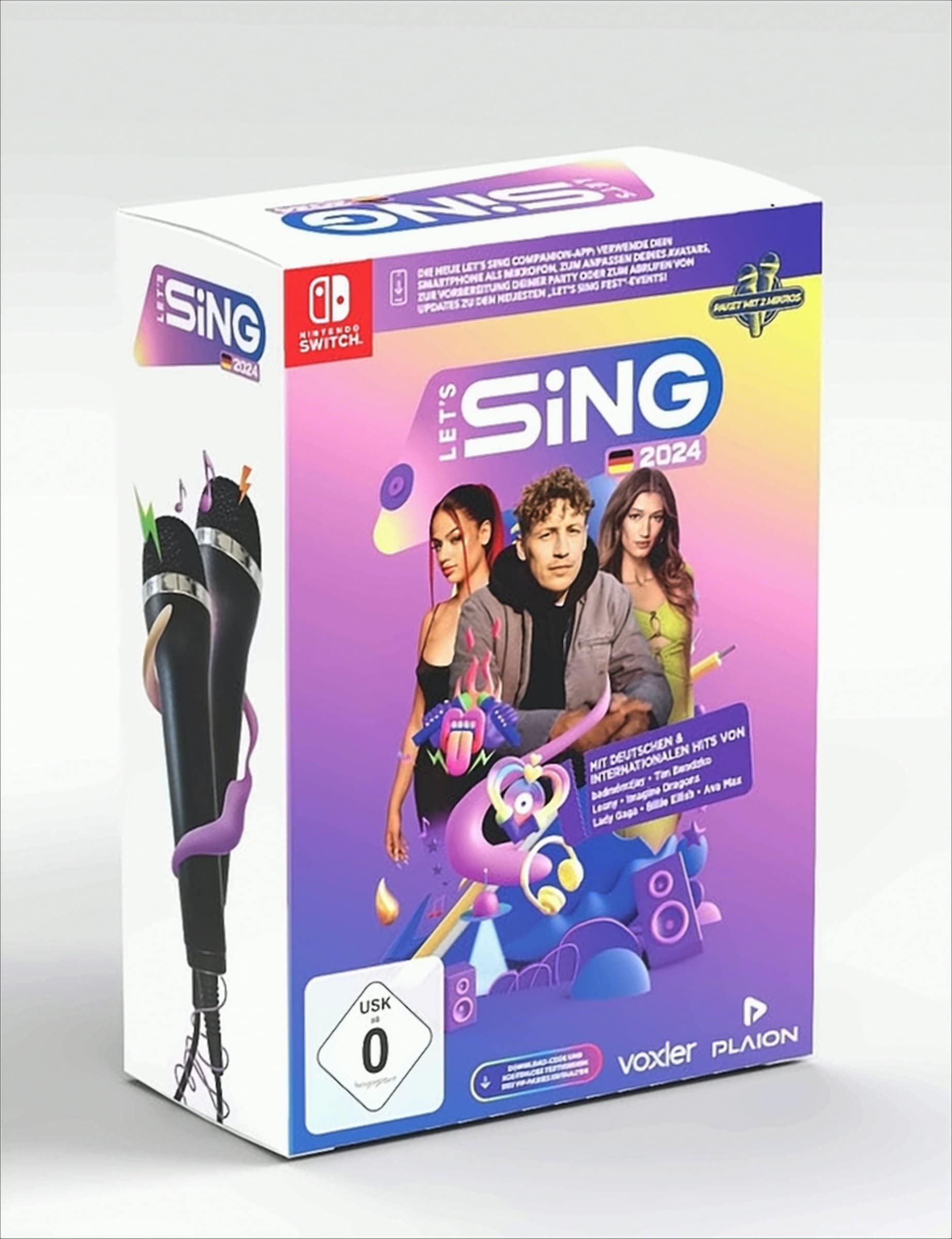 Let's Sing 2024 German Version [+ 2 Mics] (Switch) (USK) 