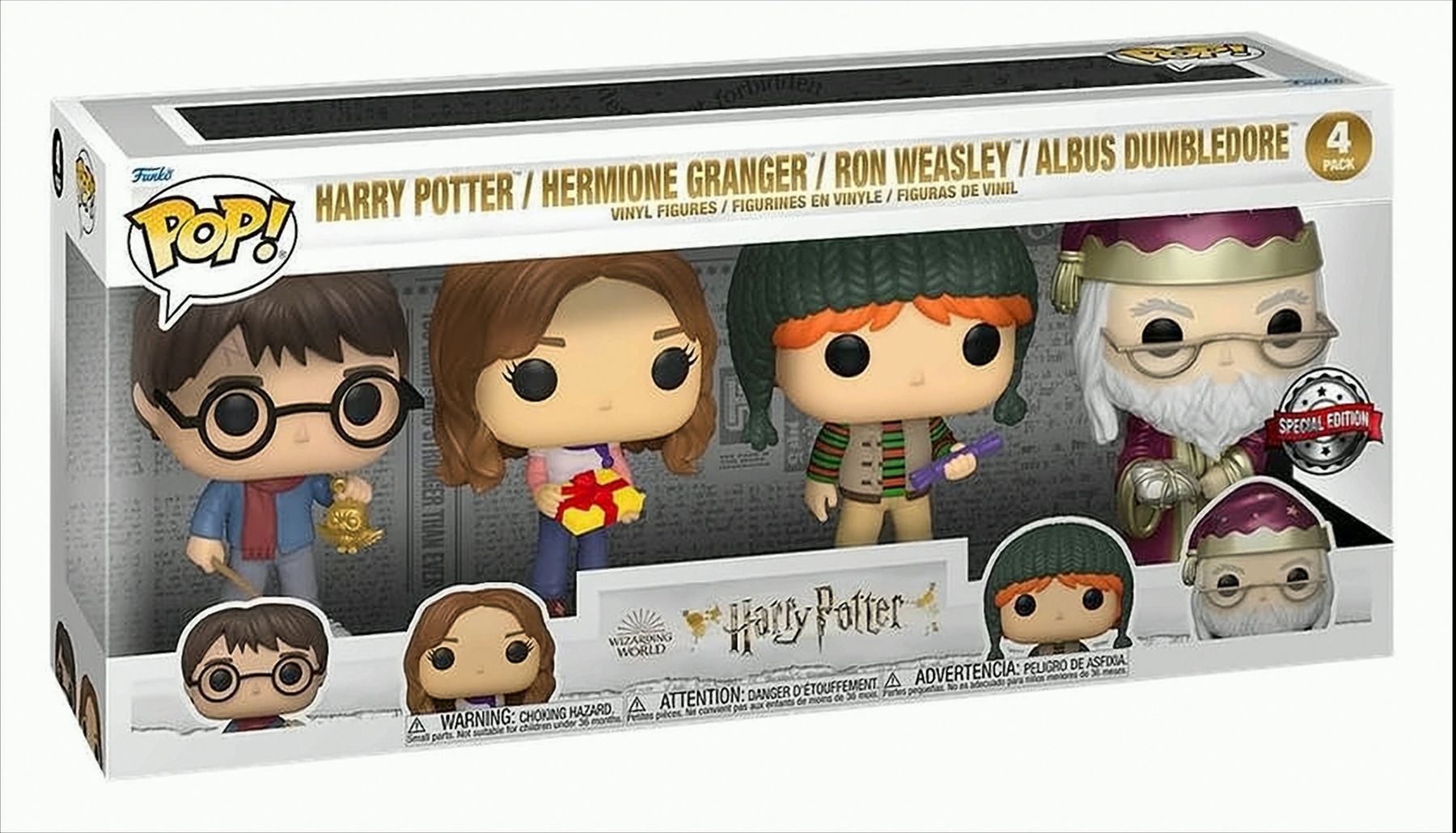 POP - Movie - Harry Potter Holiday 4er-Pack 