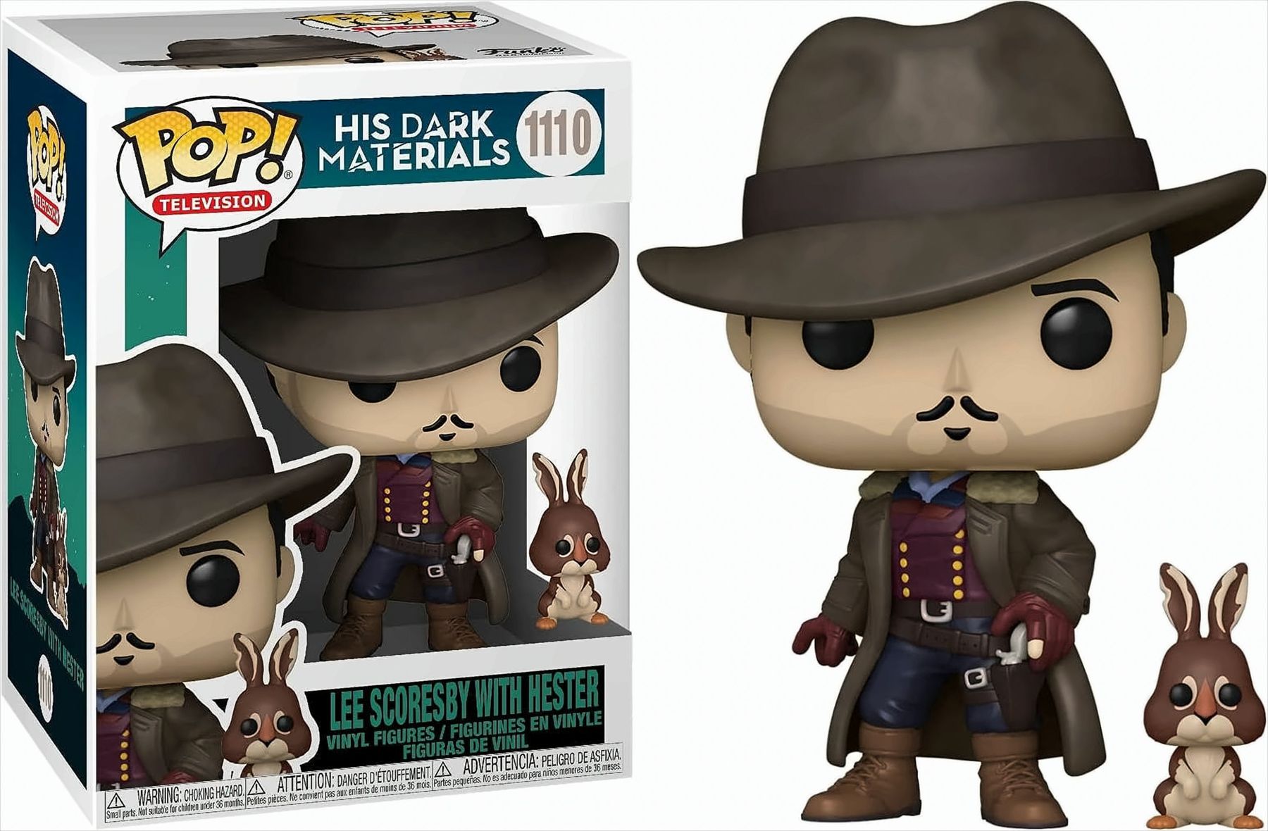 POP - His Dark Materials -Lee Scorsbey with Hester 