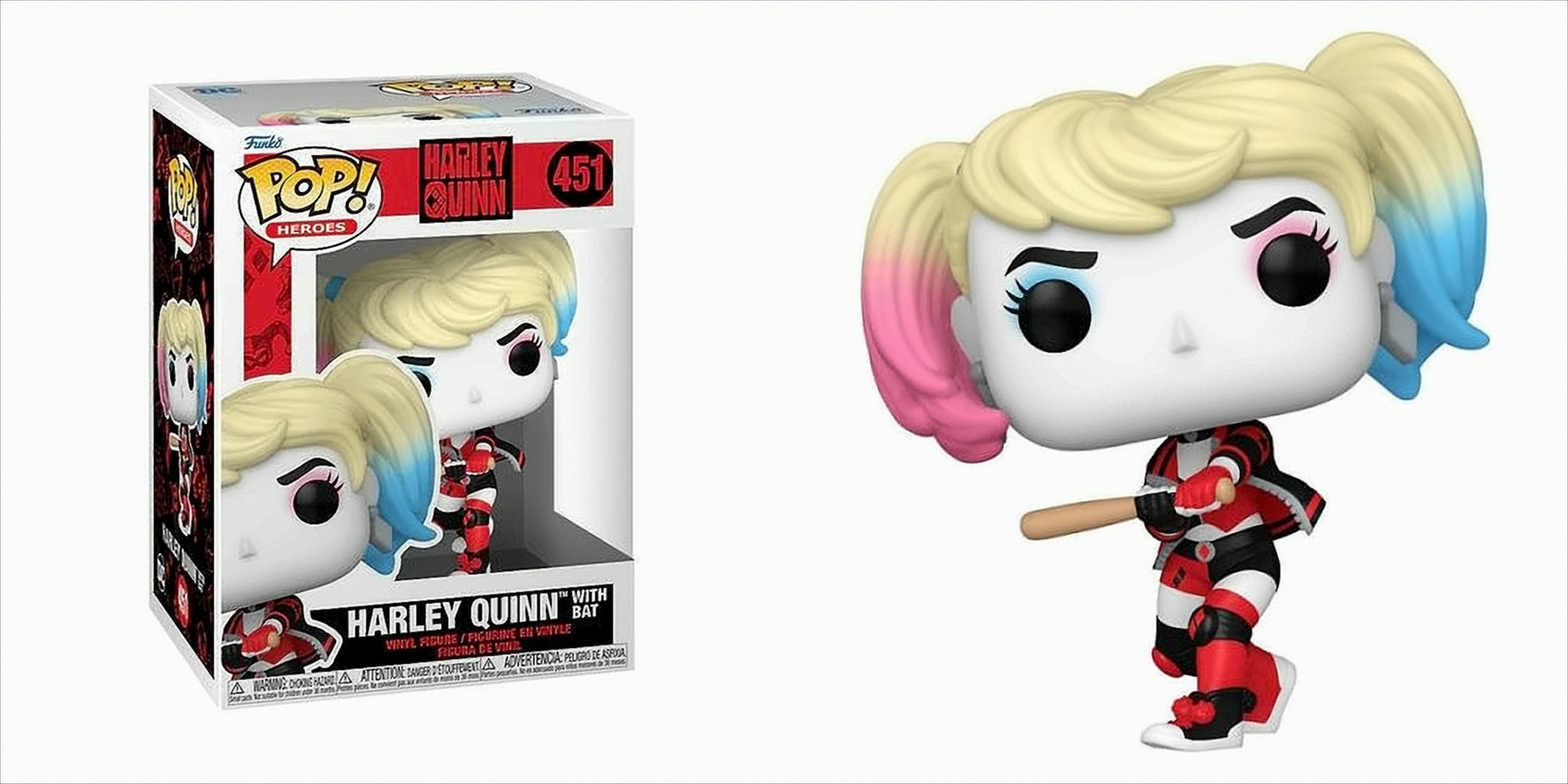 POP - DC Heroes - Harley Quinn with Bat 