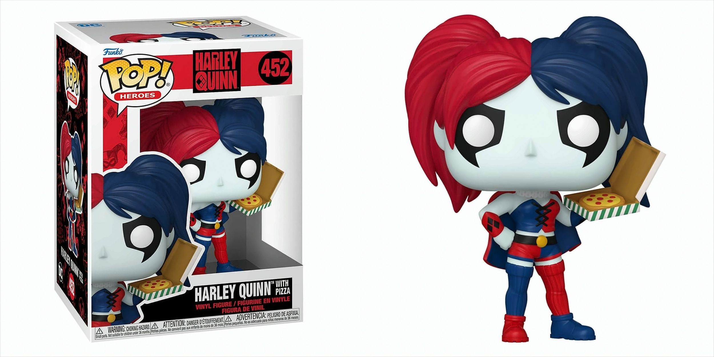 POP - DC Heroes - Harley Quinn with Pizza 