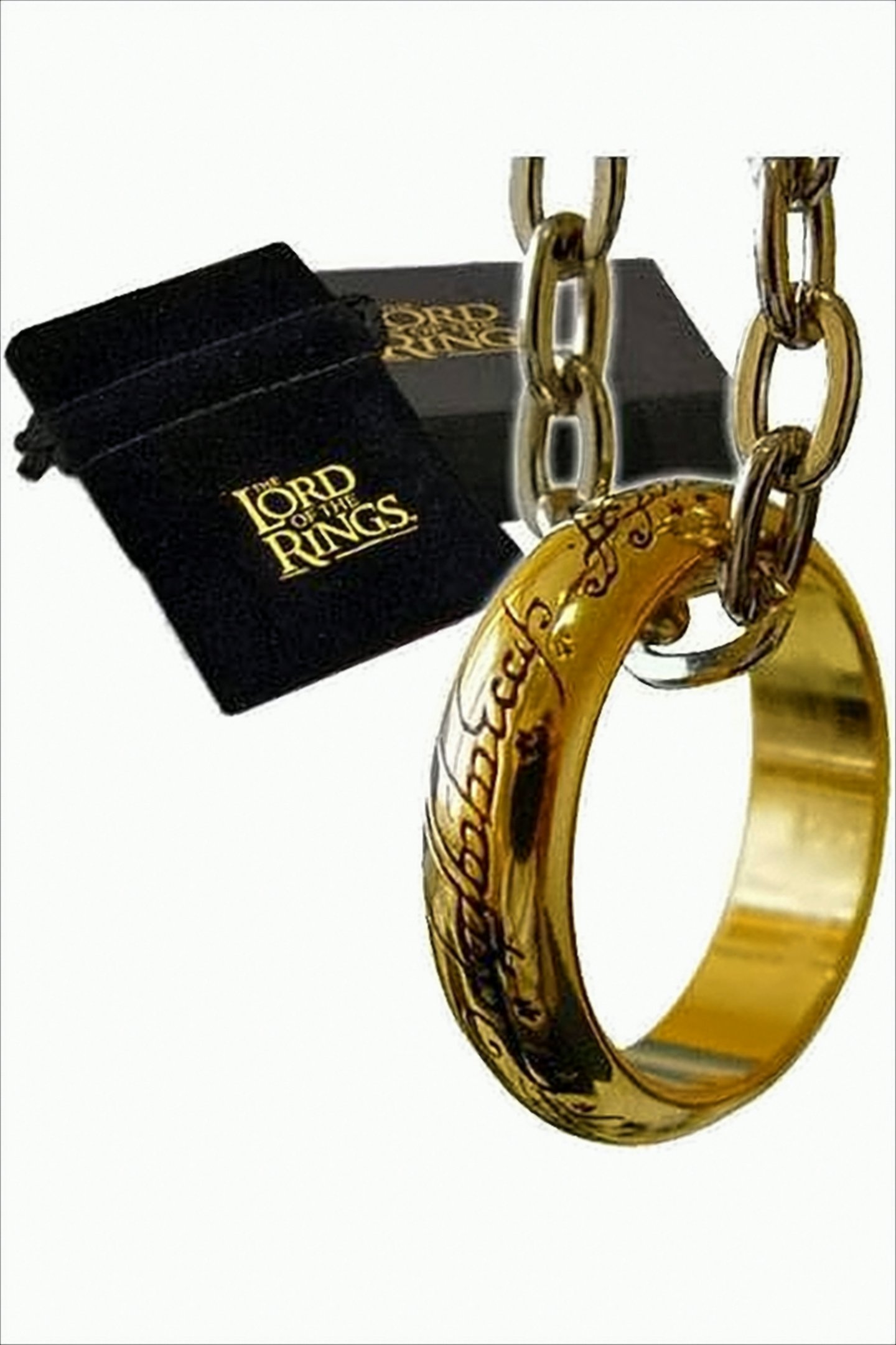 Herr der Ringe Ring Der Eine Ring (vergoldet) 