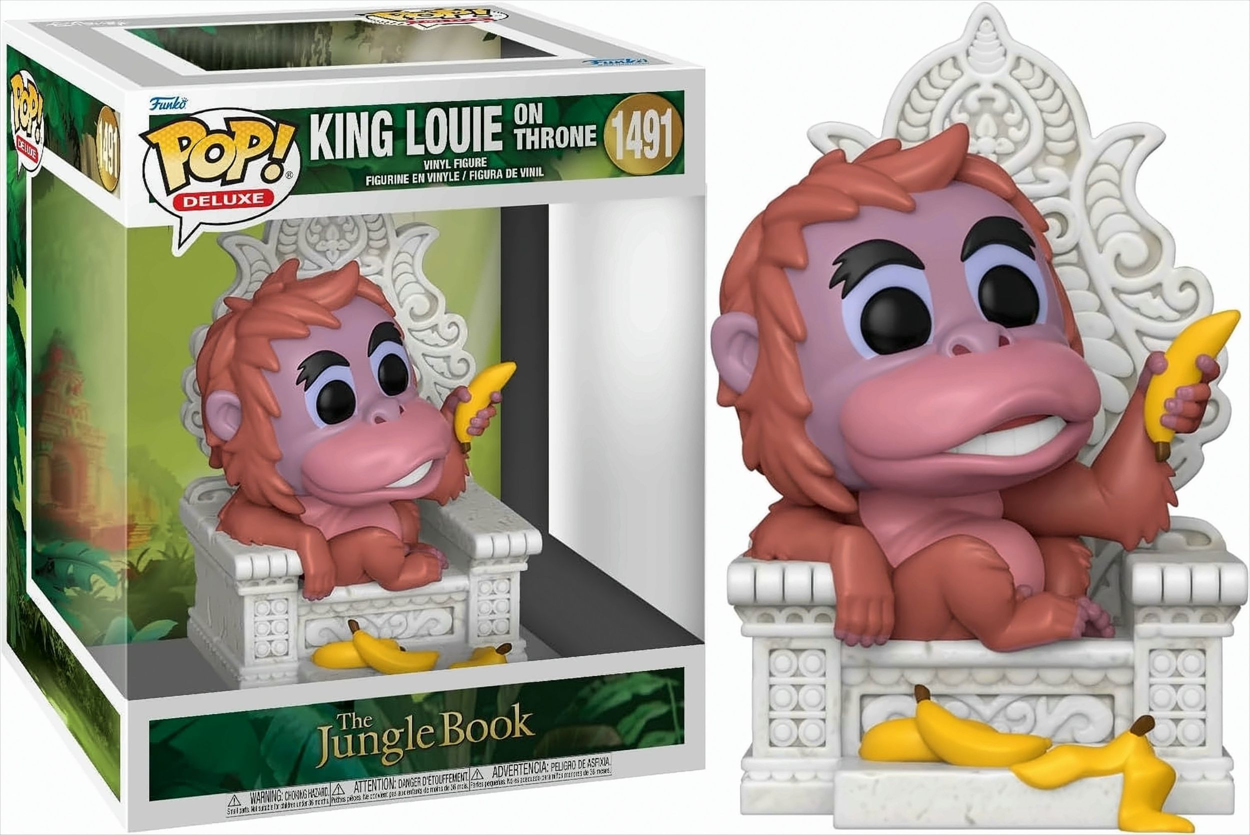 POP Deluxe-Jungle Book - King Louie on Throne 13cm 