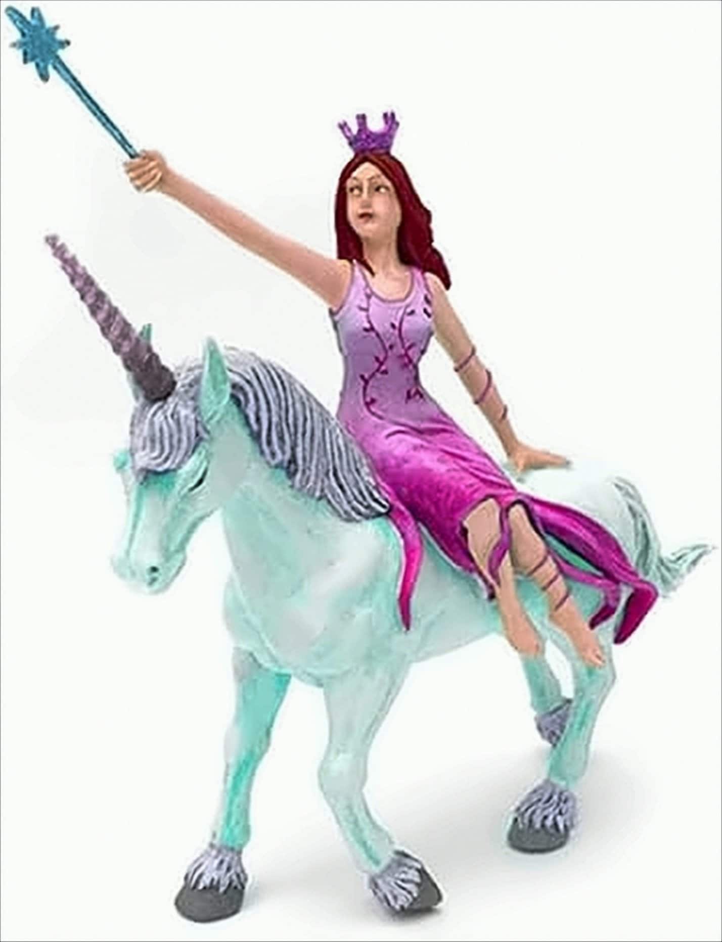 Die Fee rosa auf die Einhorn - Blau 