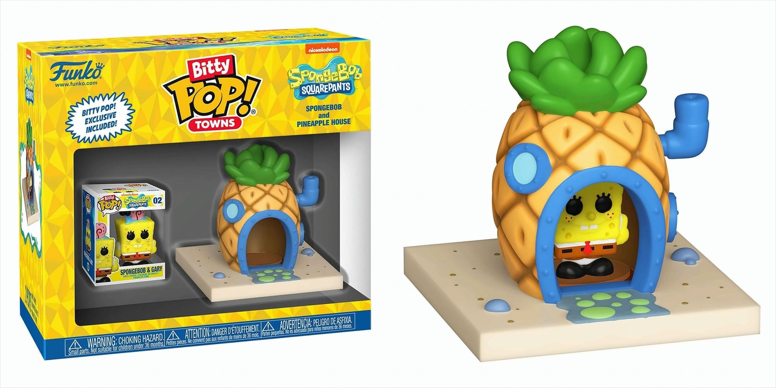 Funko Bitty POP Towns - Spongbob and Pineapple House 