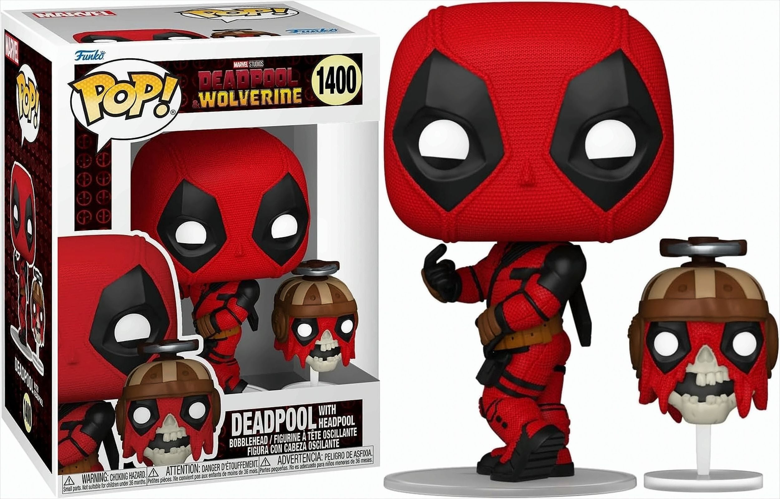 POP - Deadpool & Wolverine - Deadpool + Headpool 