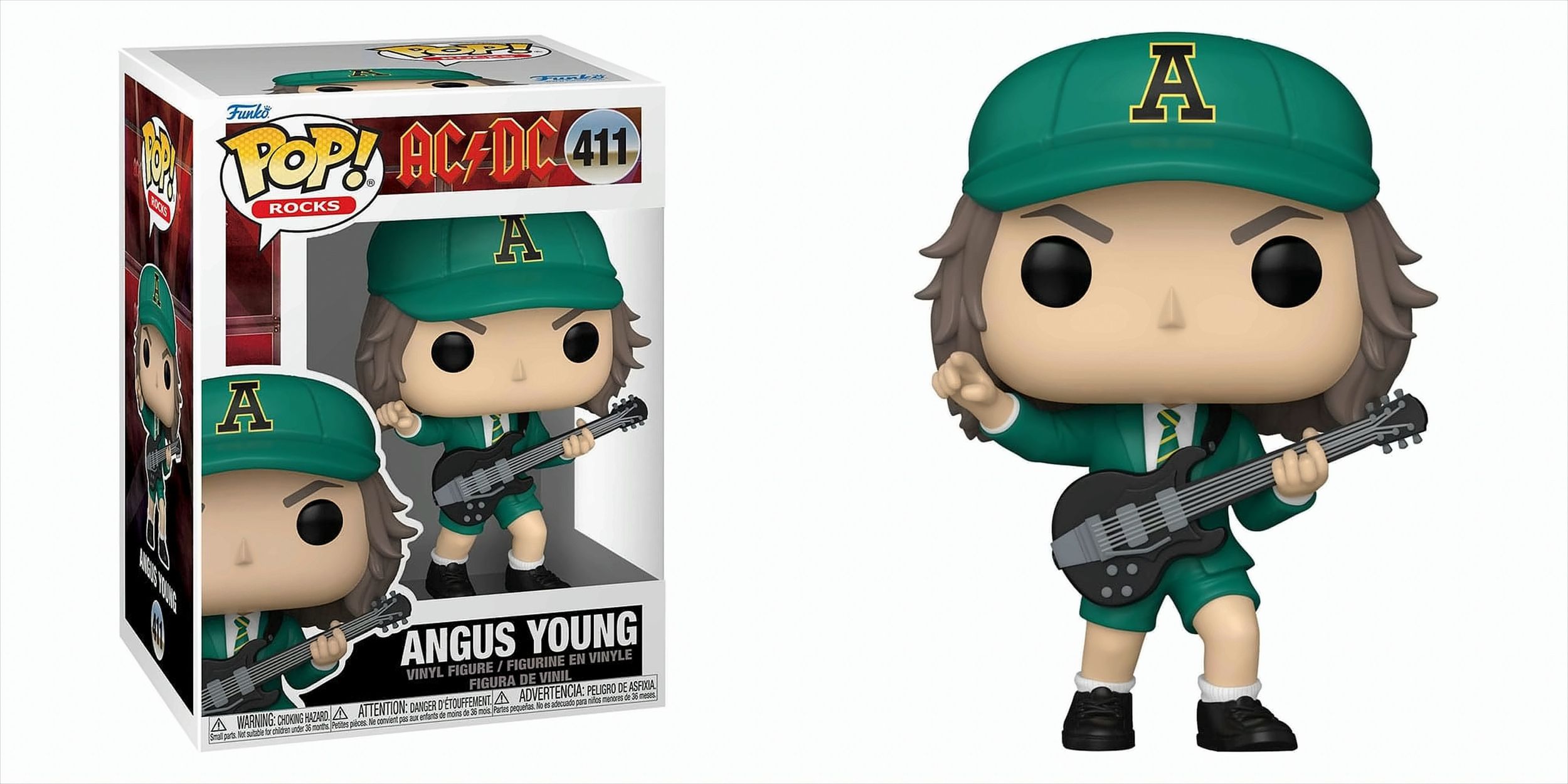 POP - Music - AC/DC - Angus Young (Green Dress) 