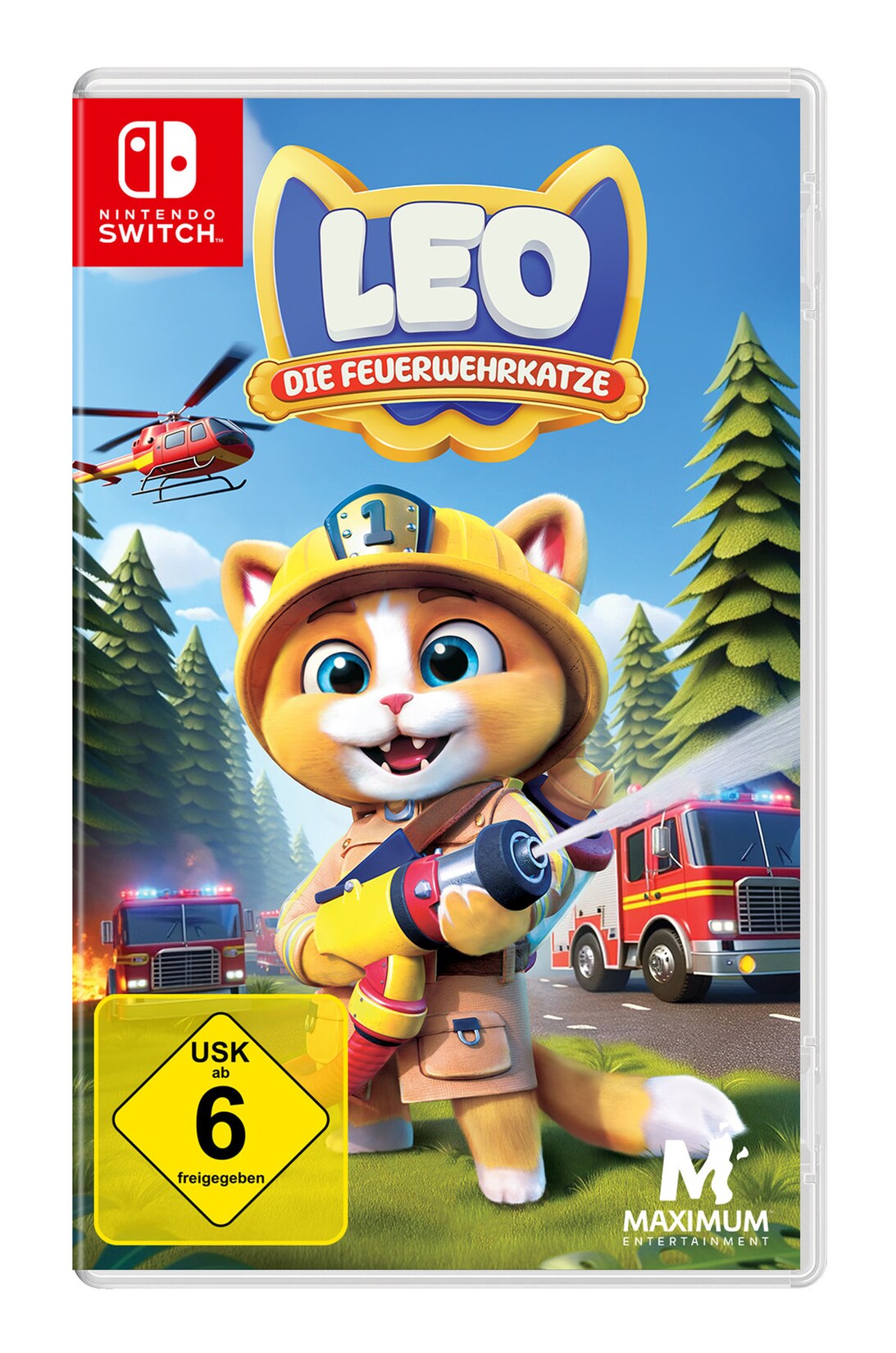Leo die Feuerwehrkatze