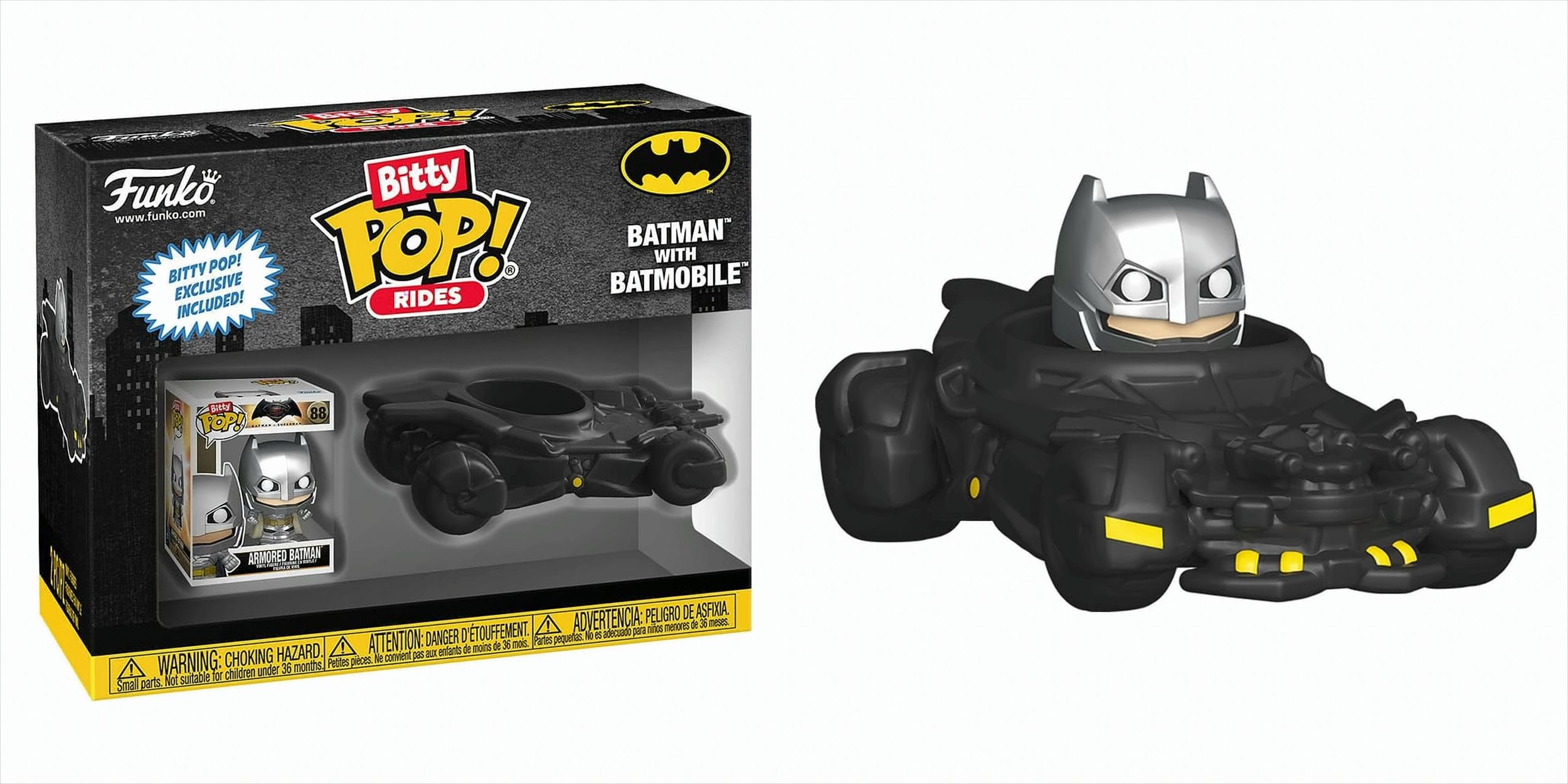 Bitty POP Rides - Batman with Batmobile 