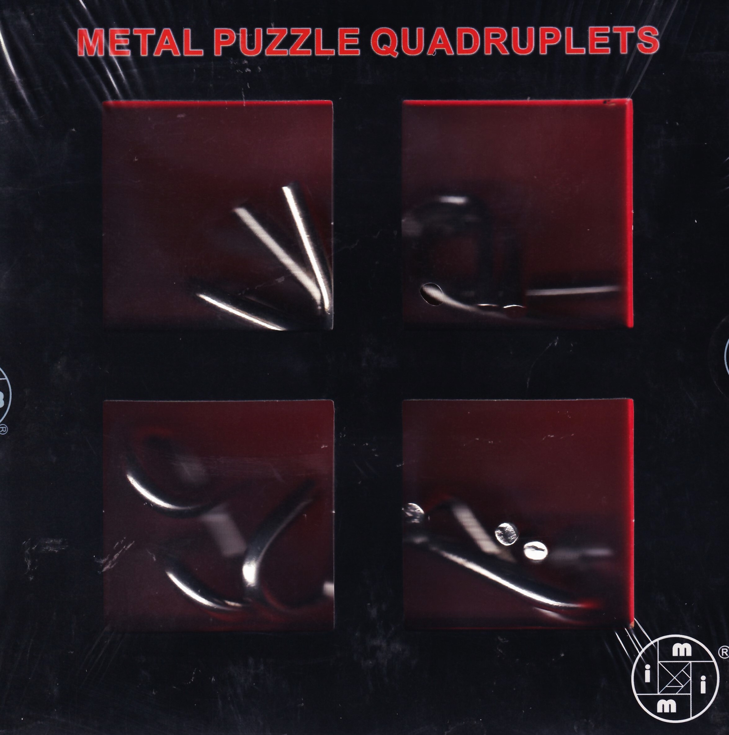 Metal Puzzle Quadruplets 
