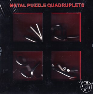 Metal Puzzle Quadruplets 