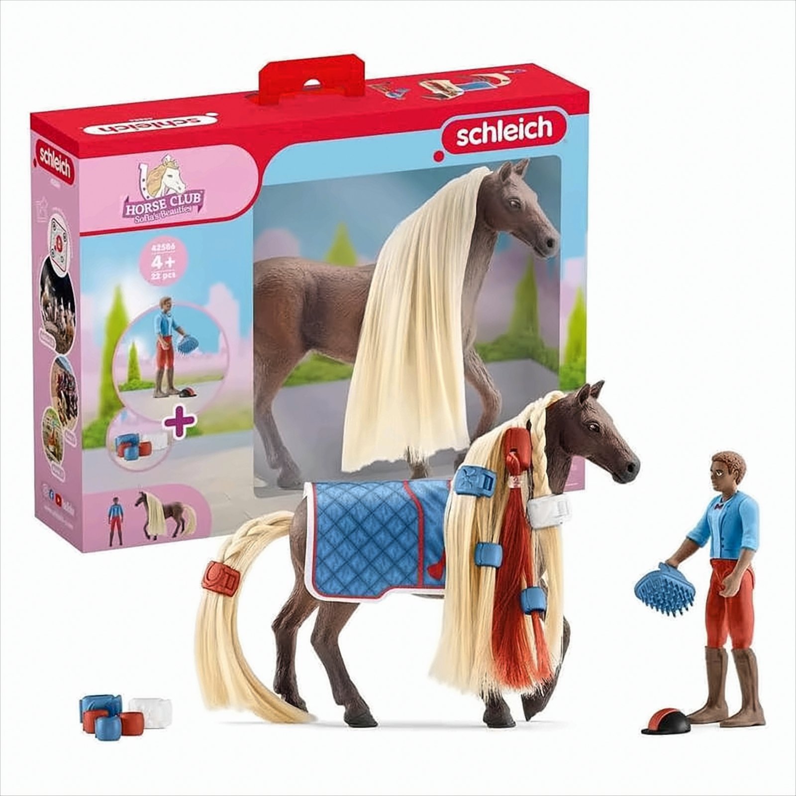 Schleich 42586 Leo & Rocky Starter Set Horse Club Sofia&rsquo;s Beauties 