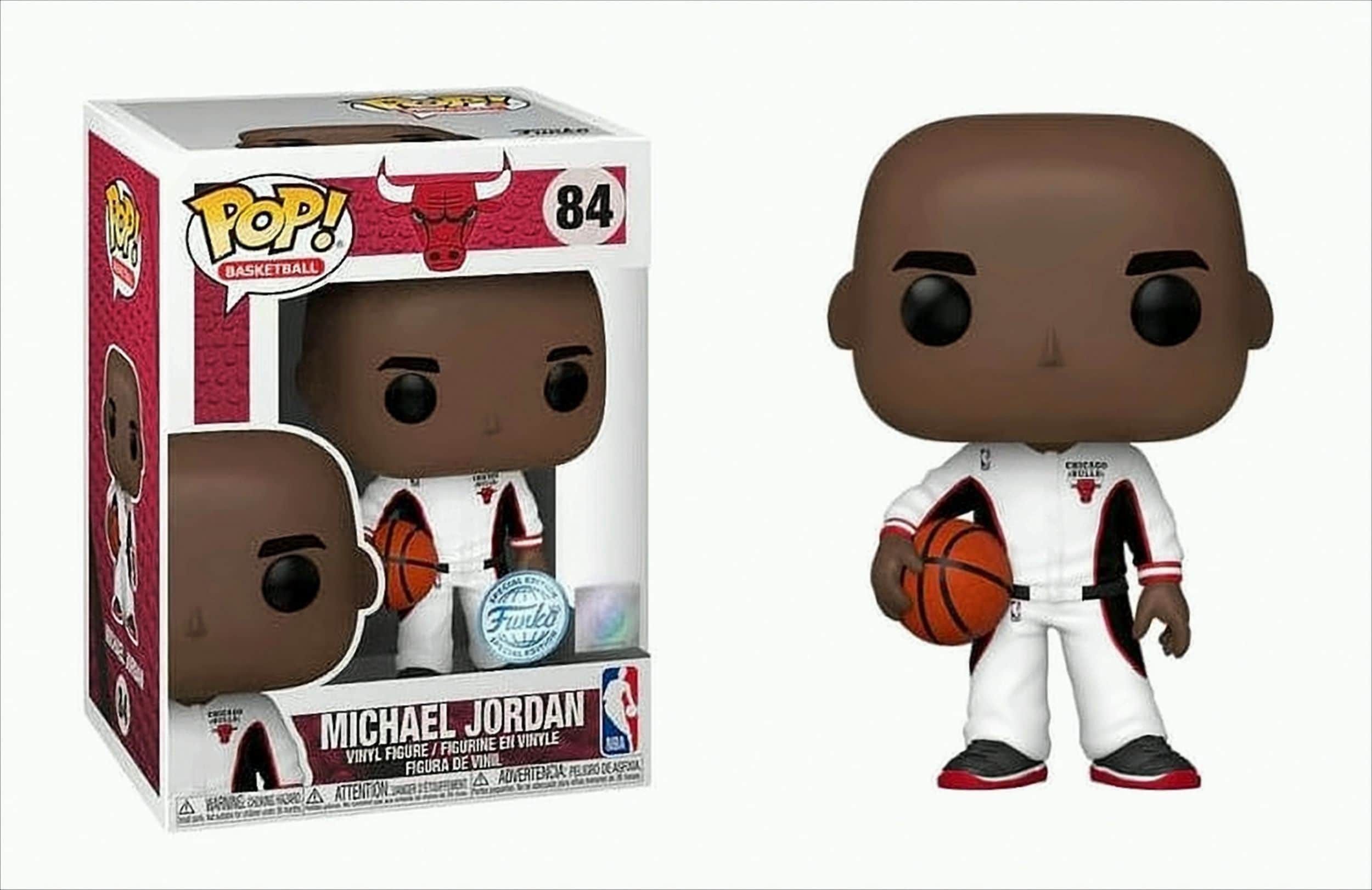 NBA - POP - Michael Jordan / Bulls White Warmup 