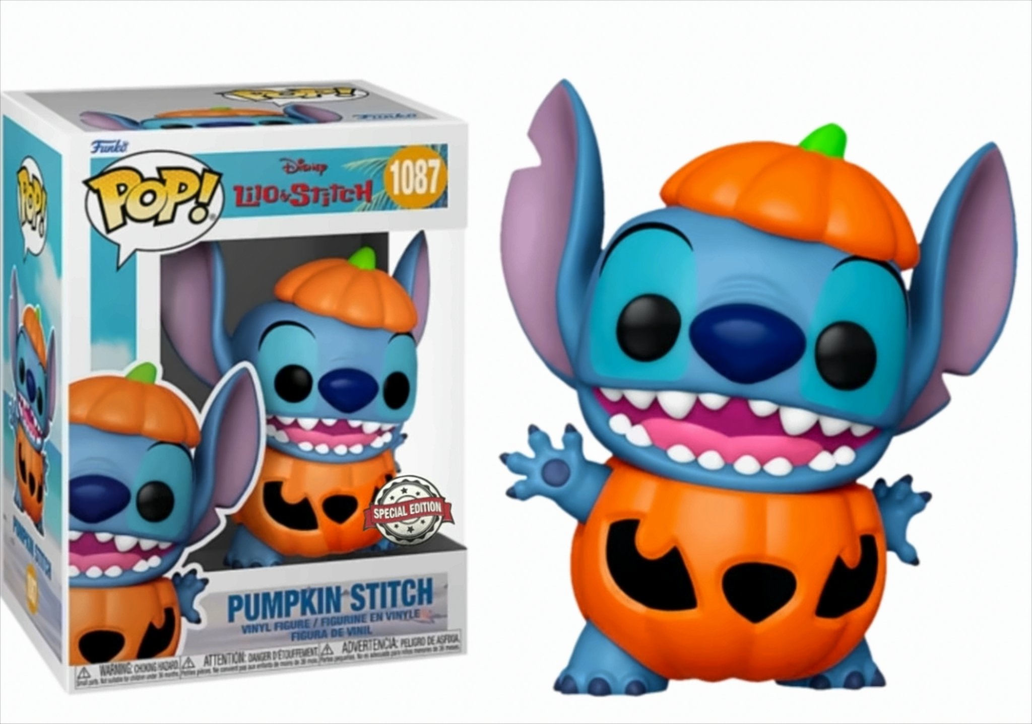 POP - Disney - Lilo & Stitch - Pumpkin-Stitch 