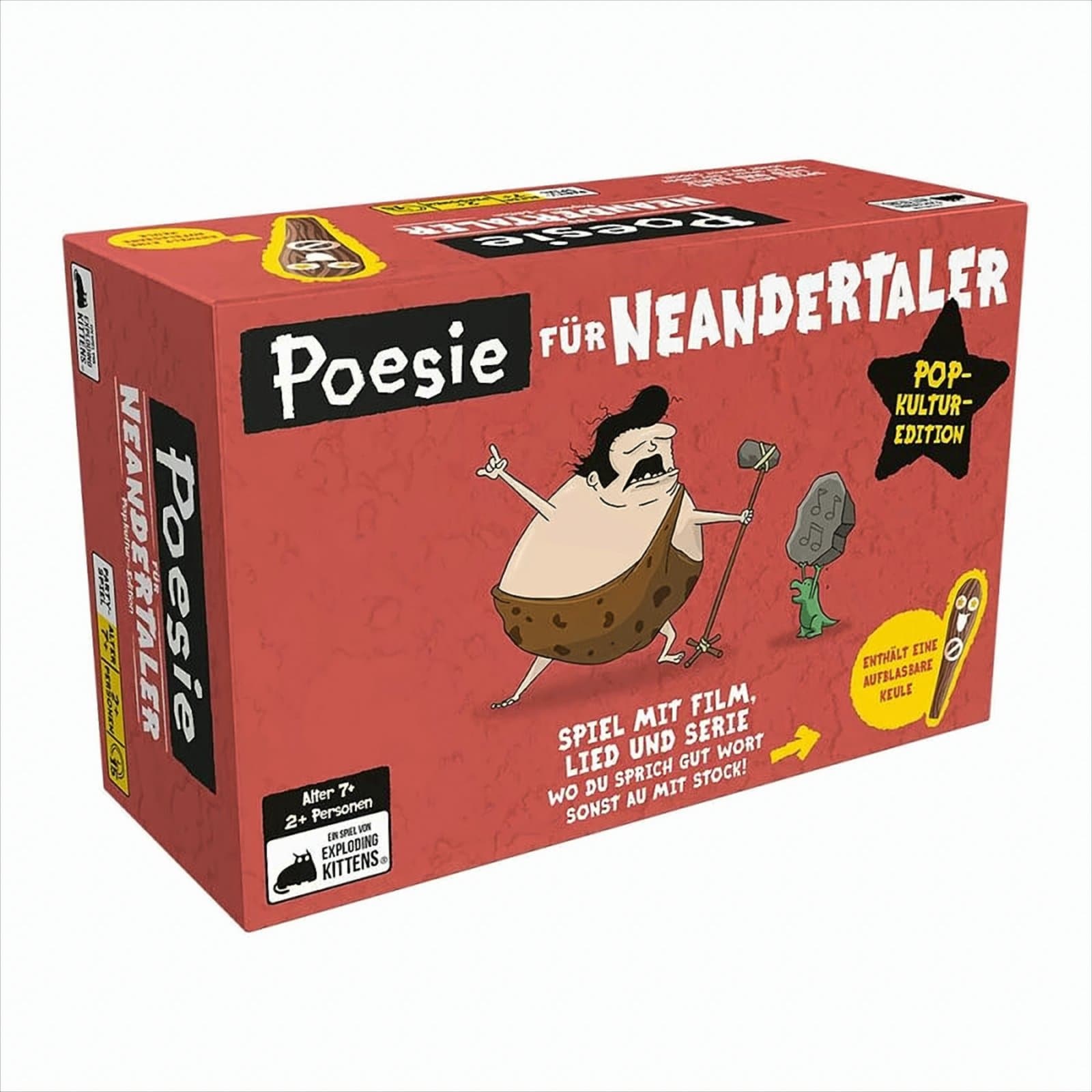 Poesie f&uuml;r Neandertaler: Popkultur - Edition DE 