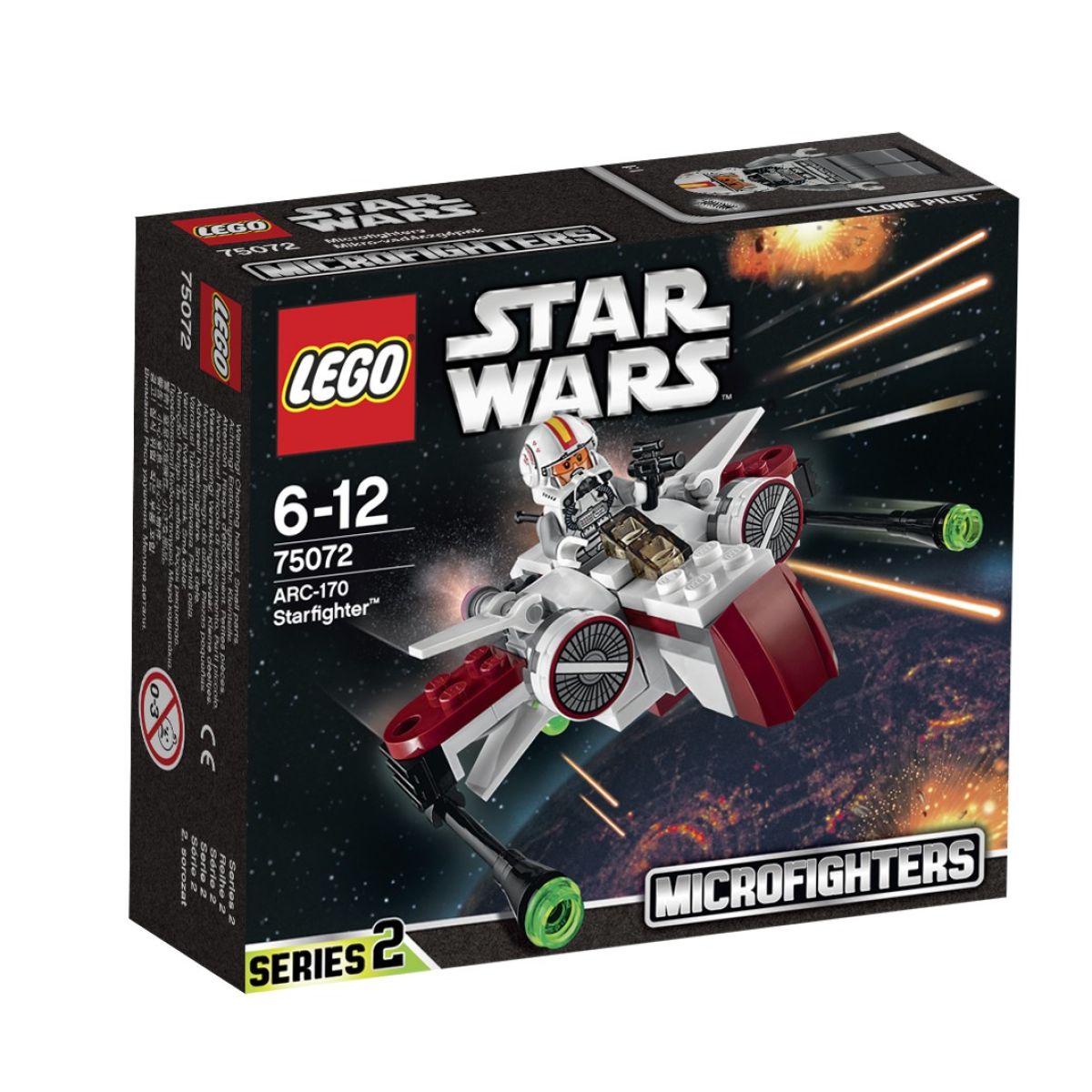 LEGO Star Wars - 75072 ARC-170 Starfighter 