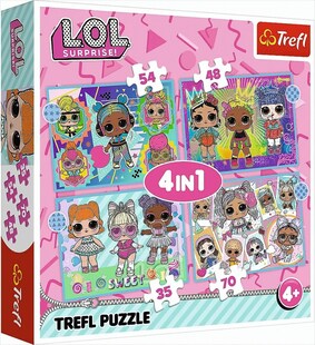 4 in 1 Puzzle - L.O.L. Surprise 