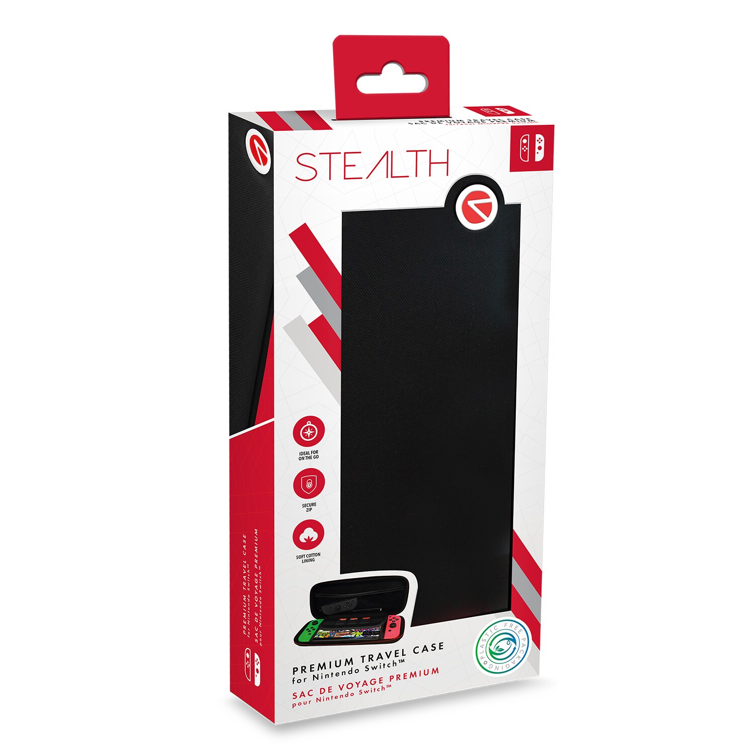 Stealth Premium Travel Case For Nintendo Switch - Black 