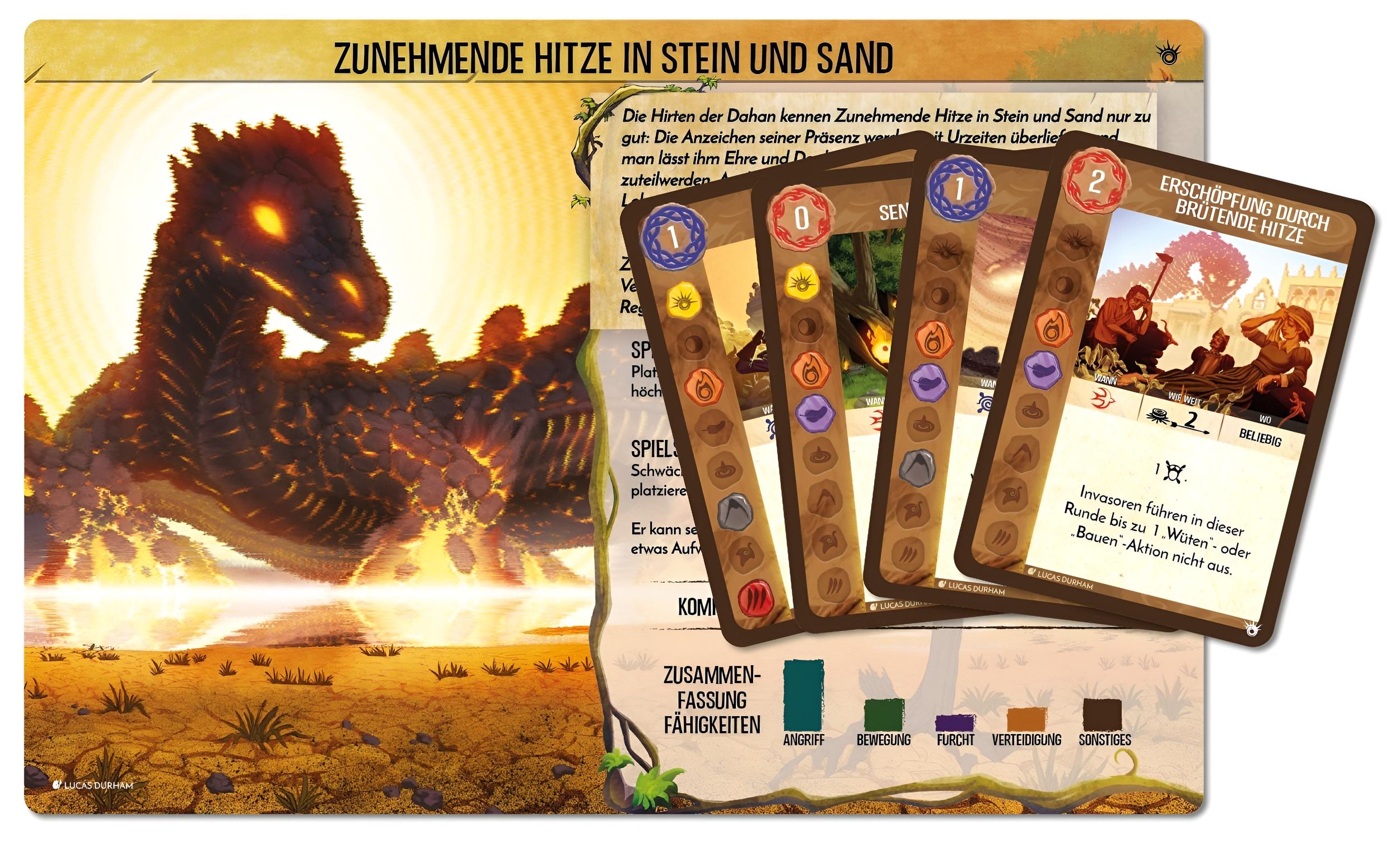 Spirit Island: Zunehmende Hitze in Stein und Sand [Mini-Eweiterung] 