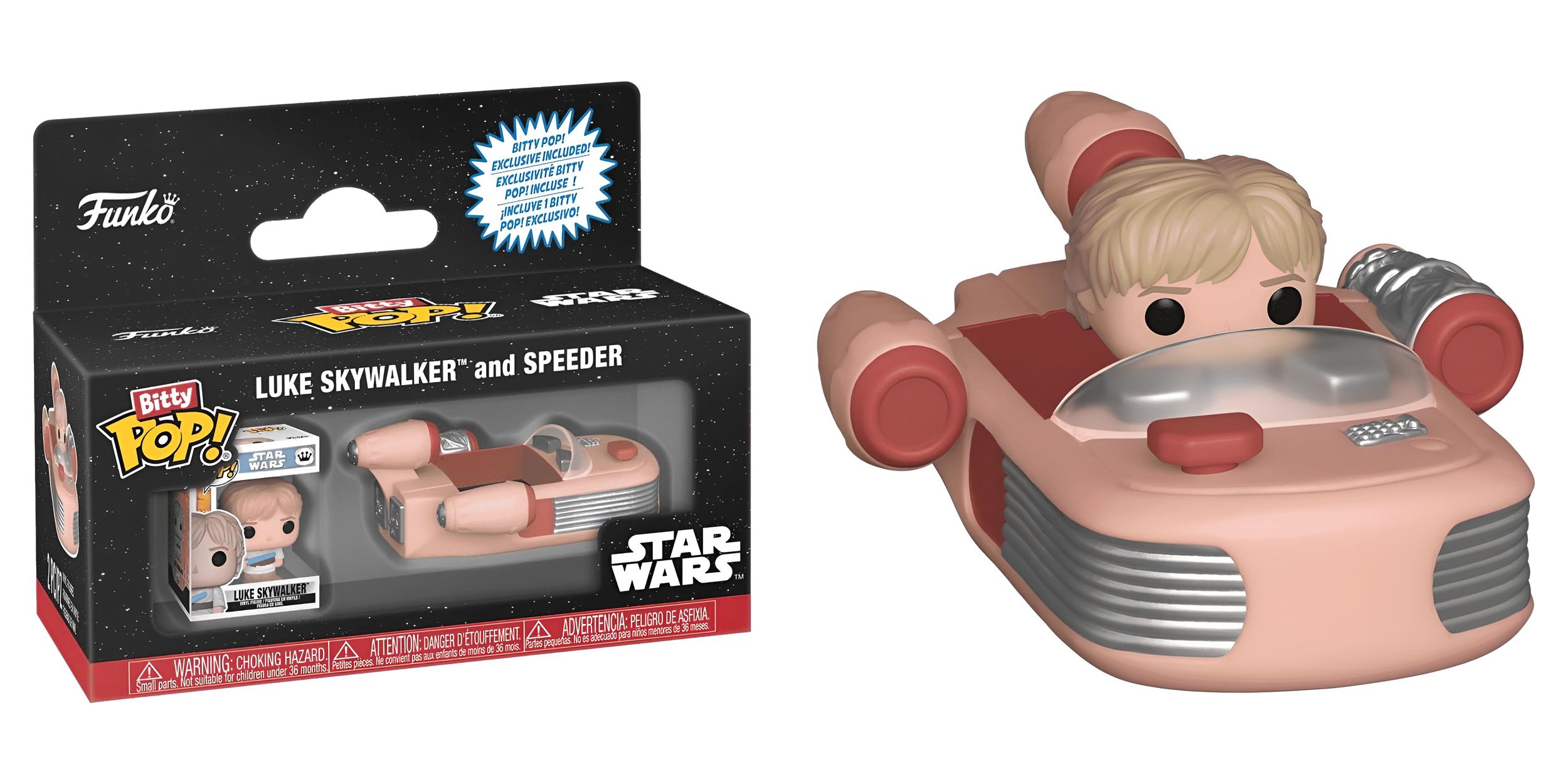 Funko Bitty POP Rides - Luke Skywalker and Speeder 