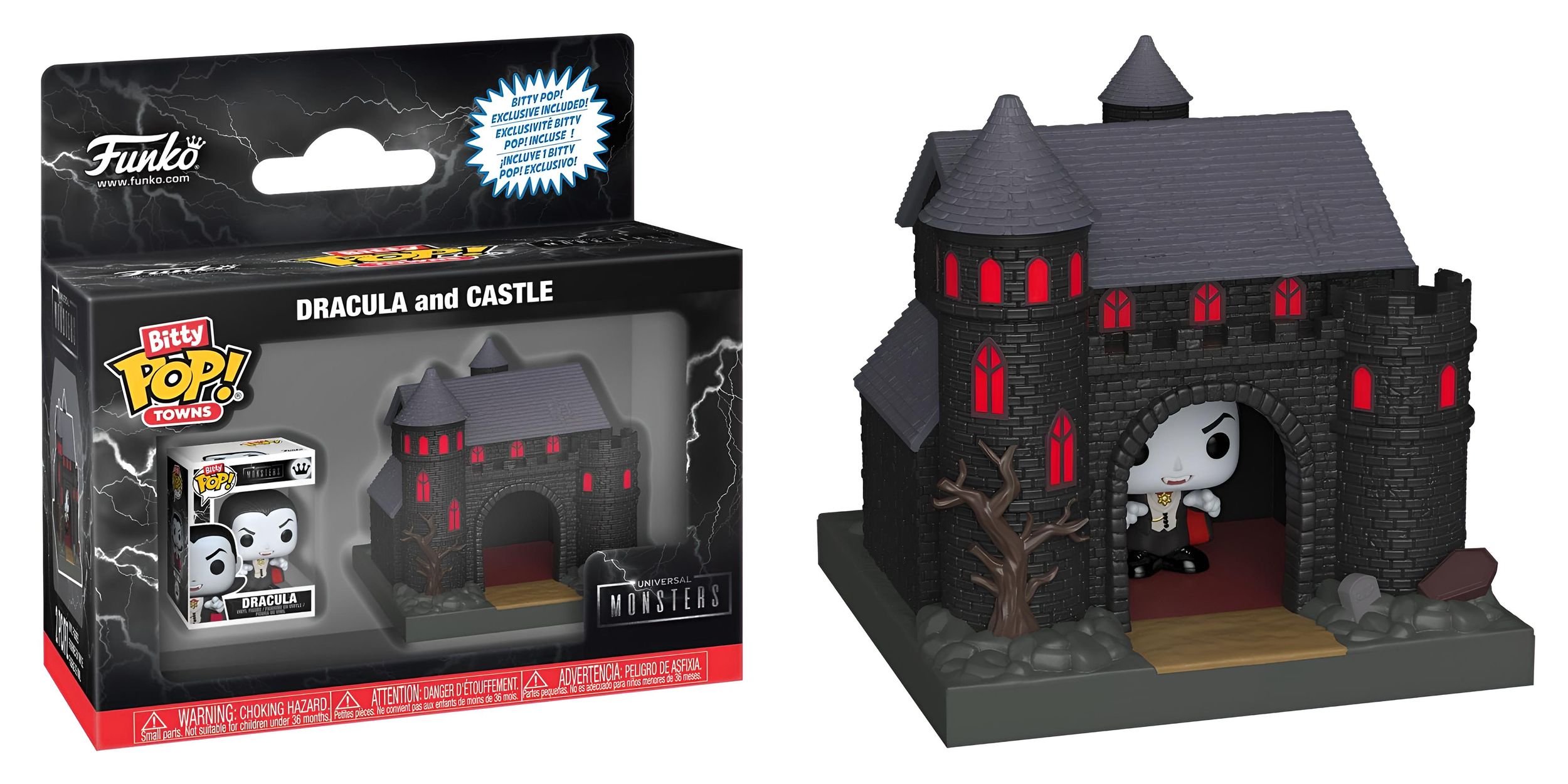 Funko Bitty POP Towns - Dracula with Castle 
