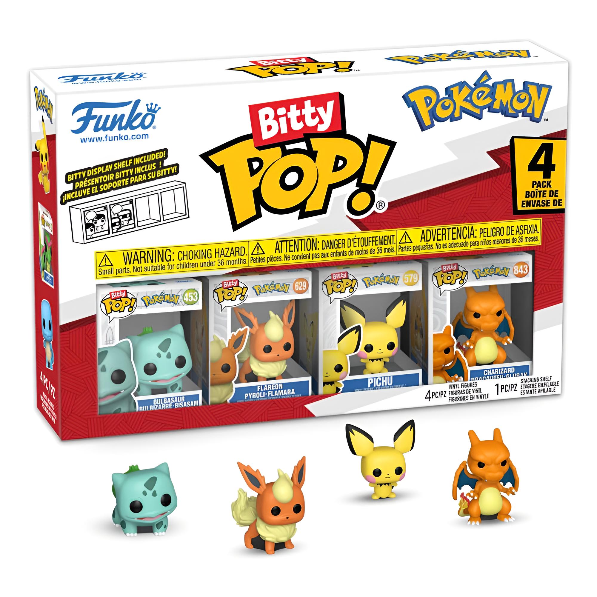 Bitty POP - Pok&eacute;mon - Series 3 4er-Pack 
