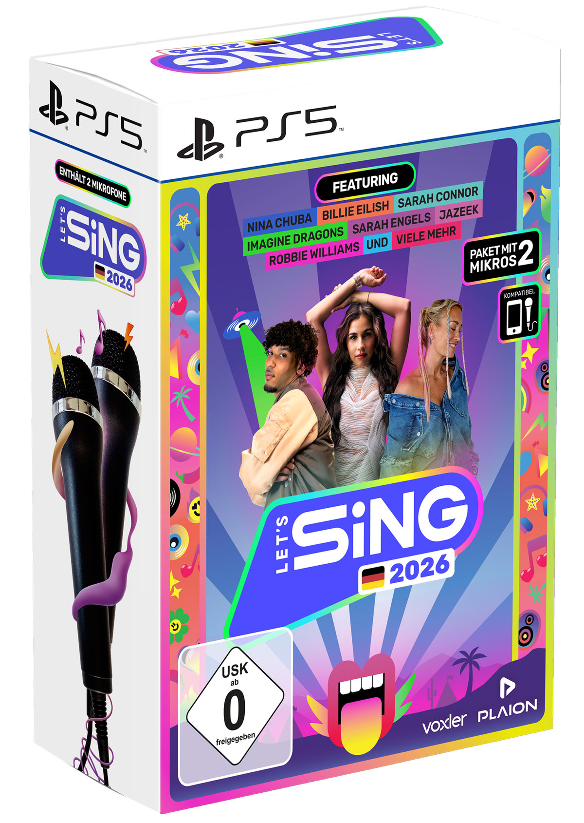 Let's Sing 2026 + 2 Mikrofone 