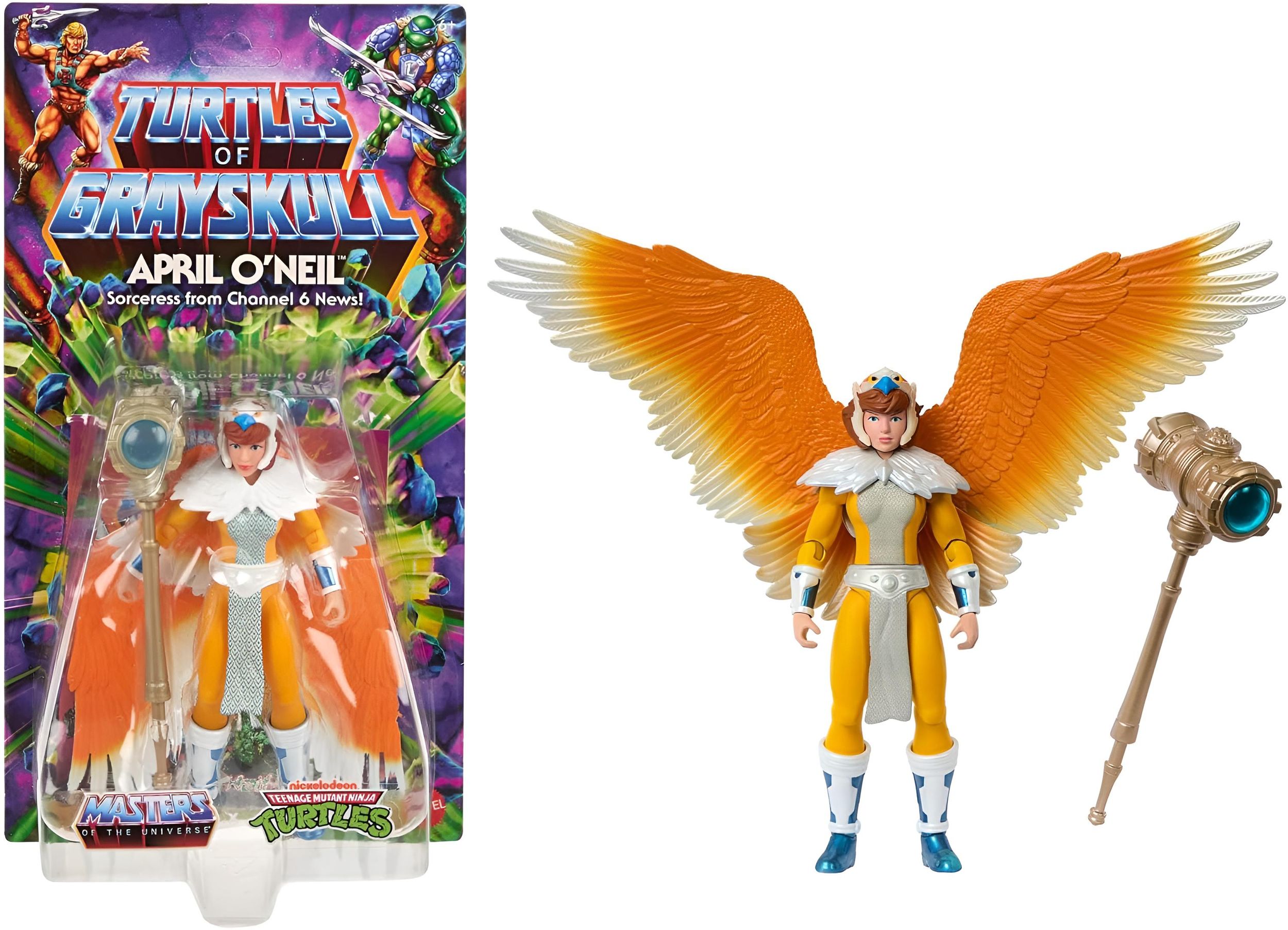 MOTU x TMNT: Turtles of Grayskull Actionfigur April O'Neil 14 cm 