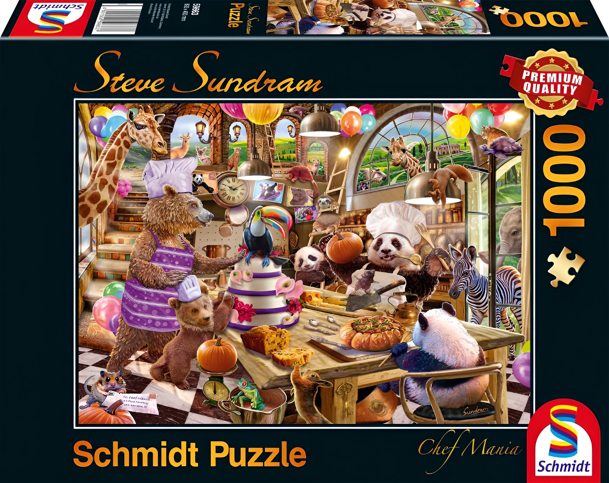 Schmidt Spiele - Chef Mania, 1000 Teile 