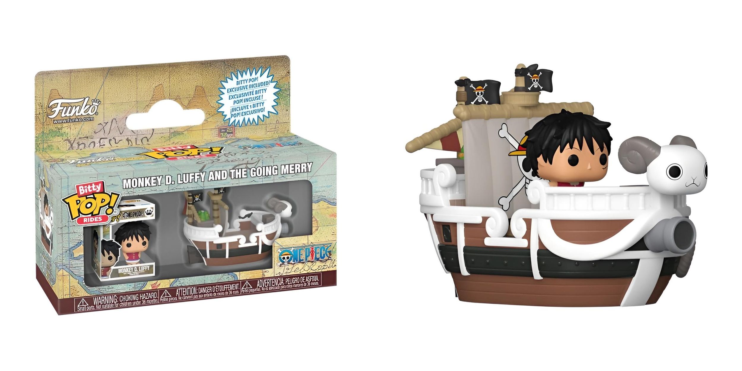 Bitty POP Rides - One Piece - Luffy w. Going Merry 