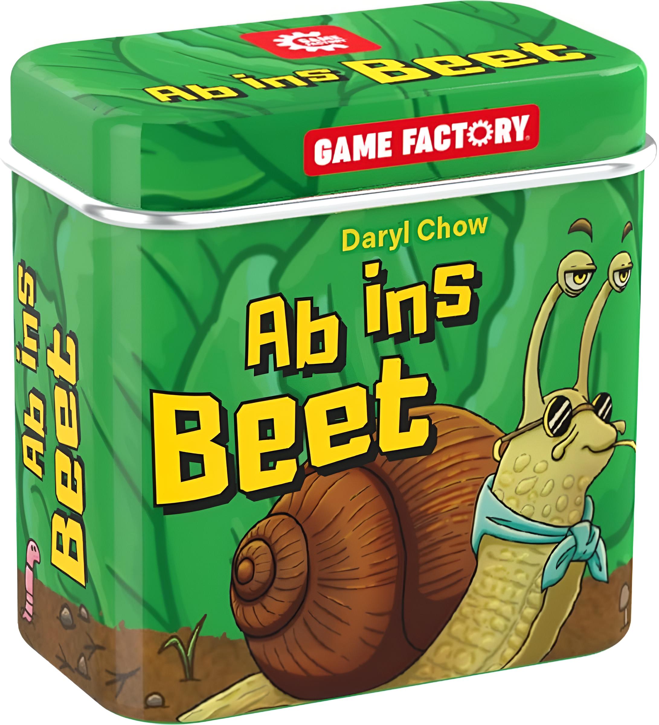 Ab ins Beet, taktisches Legespiel, Mini-Spiel in handlicher Metalldose 