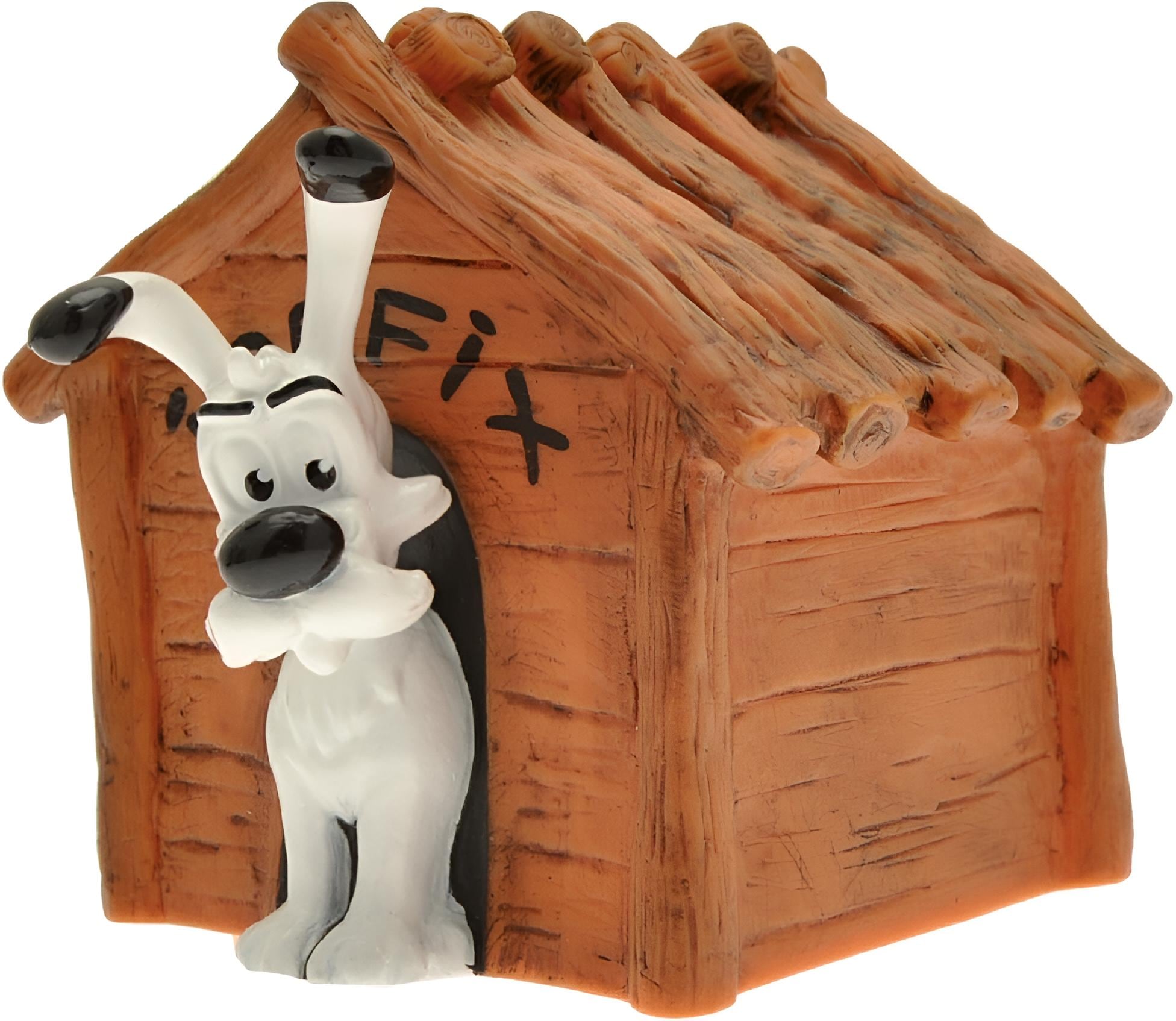 Asterix & Obelix - Idefix mit Hundeh&uuml;tte - Mini-Sparschwein 