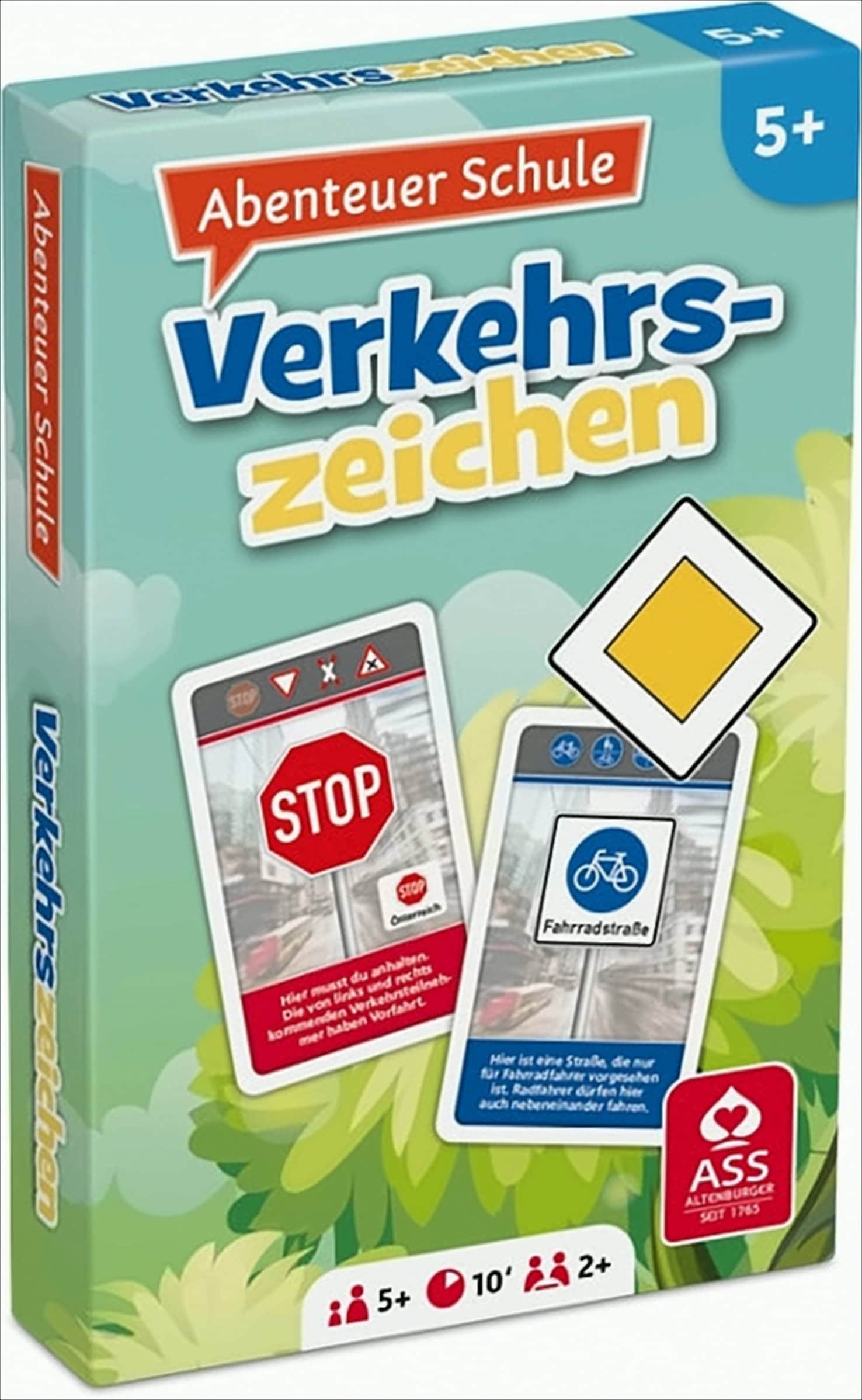 ASS Altenburger Spielkarten - Abenteuer Schule - Verkehrszeichen 