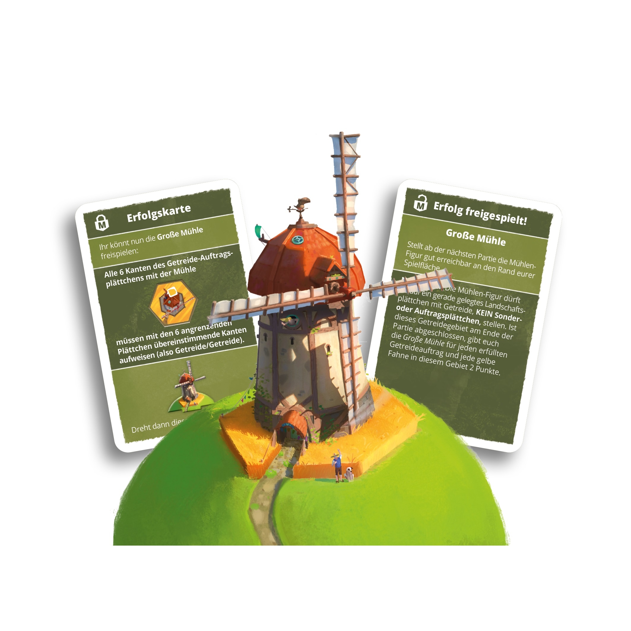 Dorfromatik - Das Brettspiel: Gro&szlig;e M&uuml;hle [Mini-Erweiterung] 