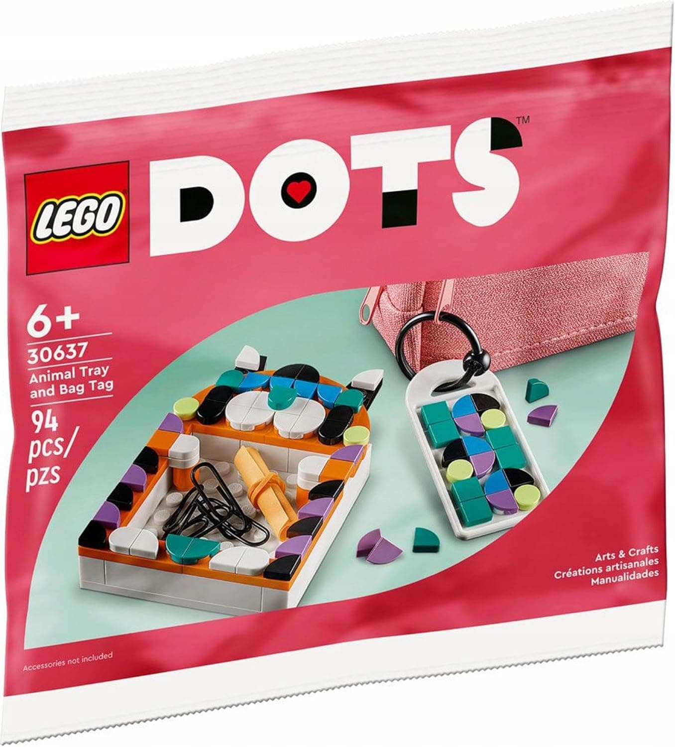 LEGO Dots 30637 Tier-Ablageschale & Taschenanh&auml;nger 