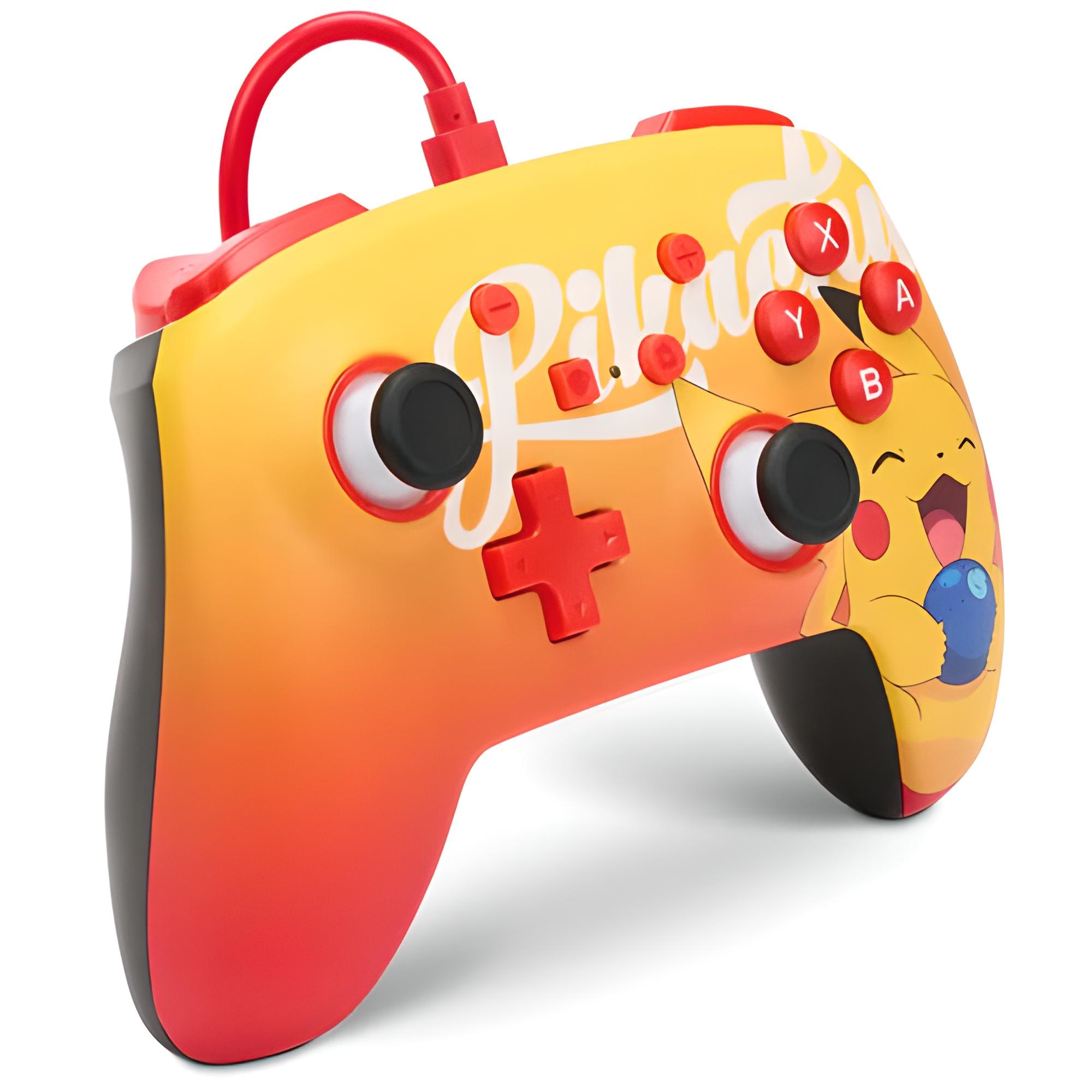 Switch Controller Enhanced wired Pikachu oranberry PowerA 