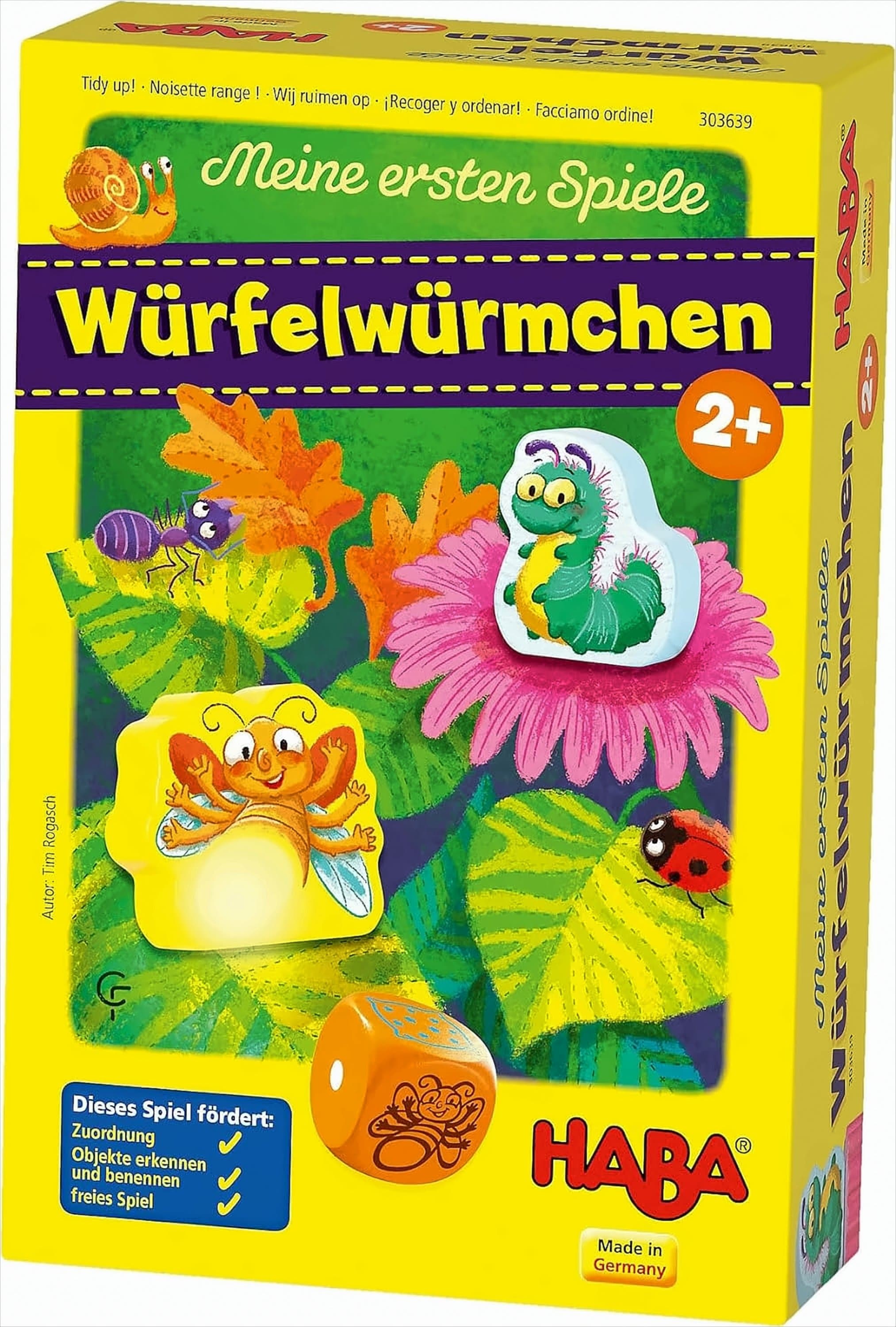 Meine ersten Spiele - W&uuml;rfelw&uuml;rmchen 