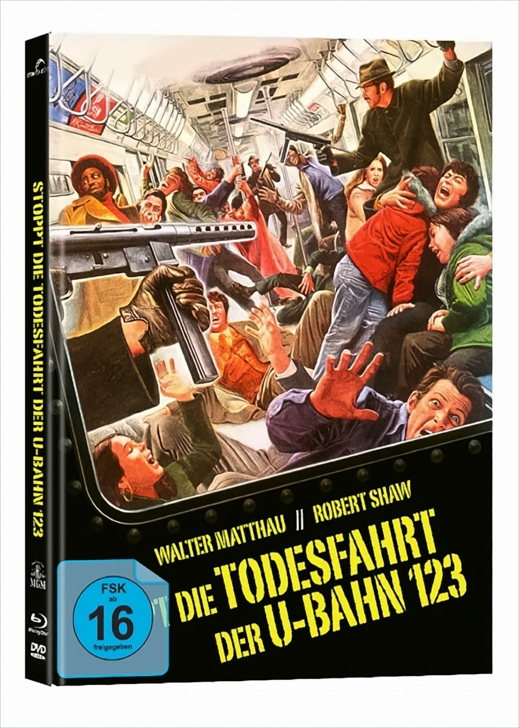Stoppt die Todesfahrt der U-Bahn 123 (Mediabook, Blu-ray + DVD) 